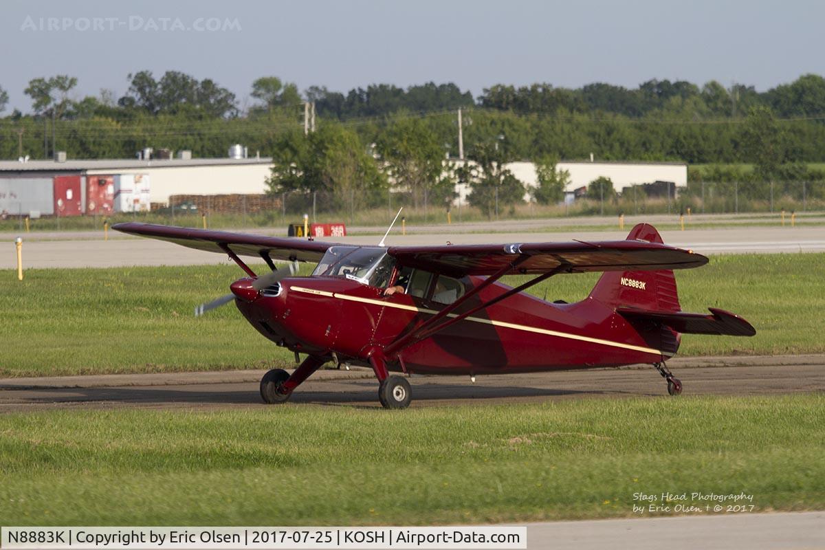 N8883K, 1947 Stinson 108-1 Voyager C/N 108-1883, Stinson at Oshkosh