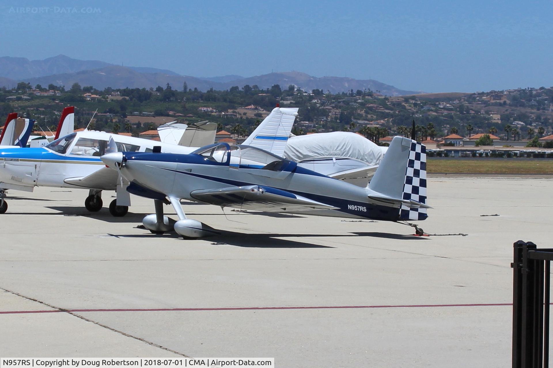 N957RS, 2008 Van's RV-7 C/N 72989, 2008 Statham VANs RV-7, unknown engine