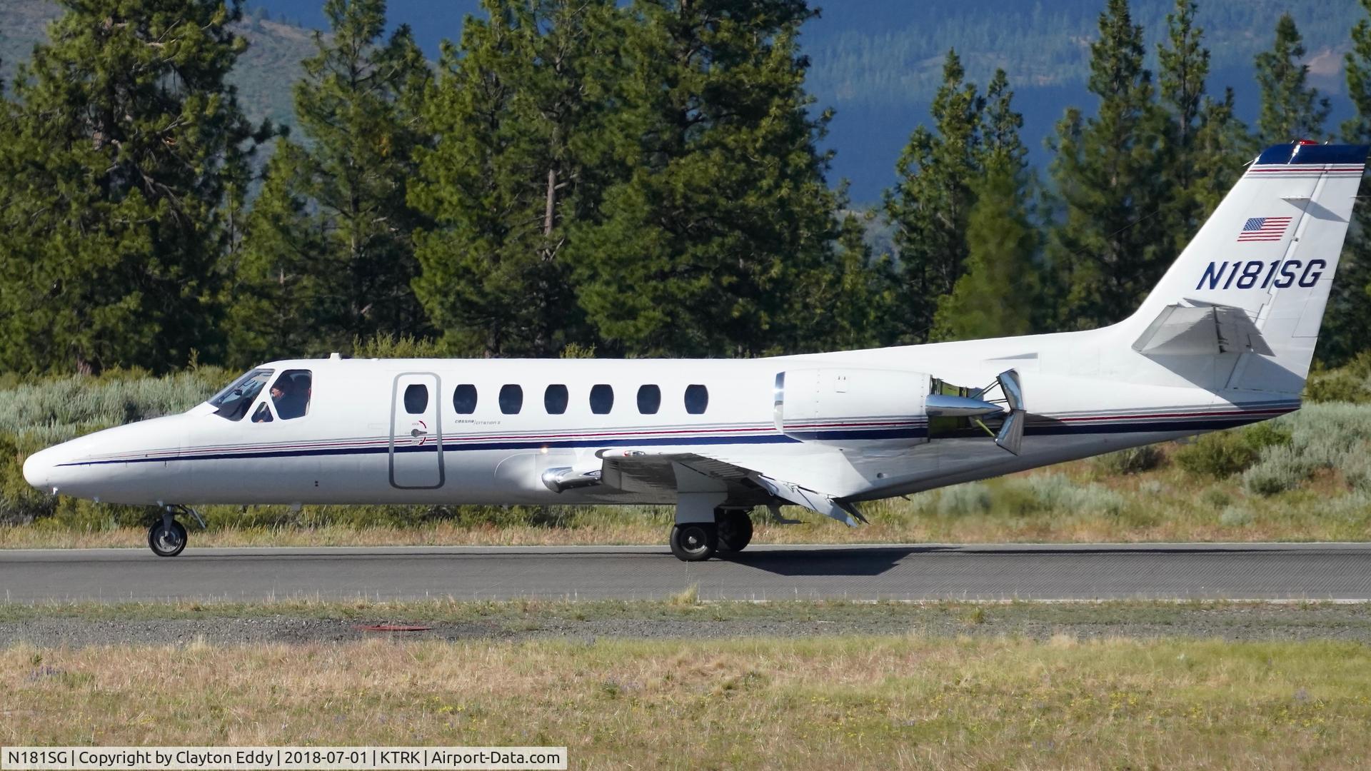 N181SG, 1992 Cessna 560 Citation V C/N 560-0181, Truckee Airport California 2018.