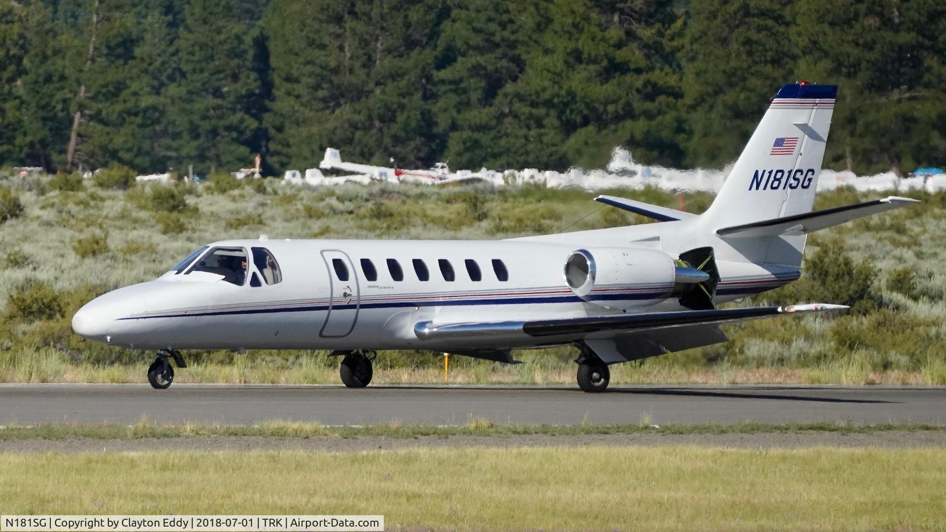 N181SG, 1992 Cessna 560 Citation V C/N 560-0181, Truckee Airport California 2018.