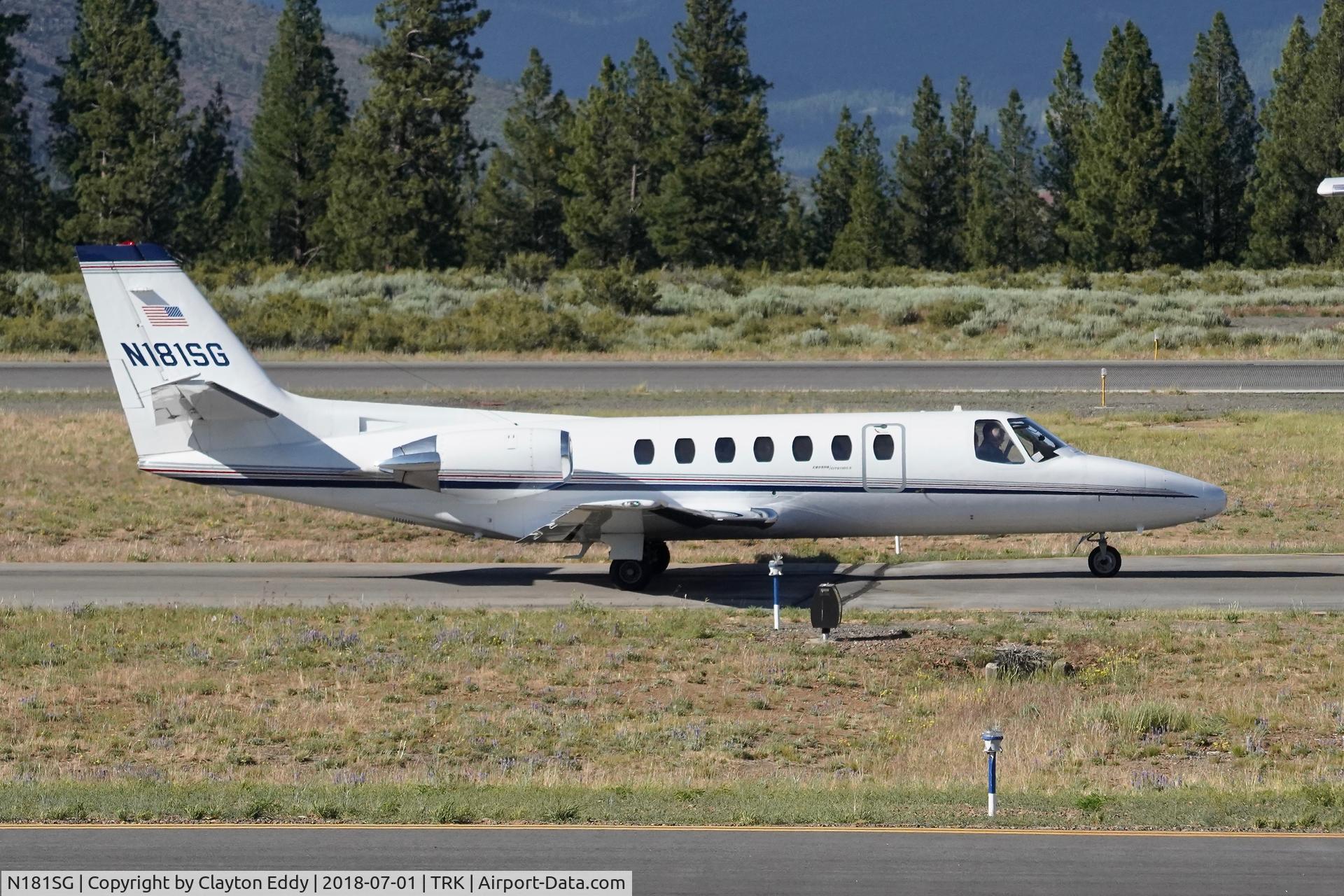 N181SG, 1992 Cessna 560 Citation V C/N 560-0181, Truckee Airport California 2018.