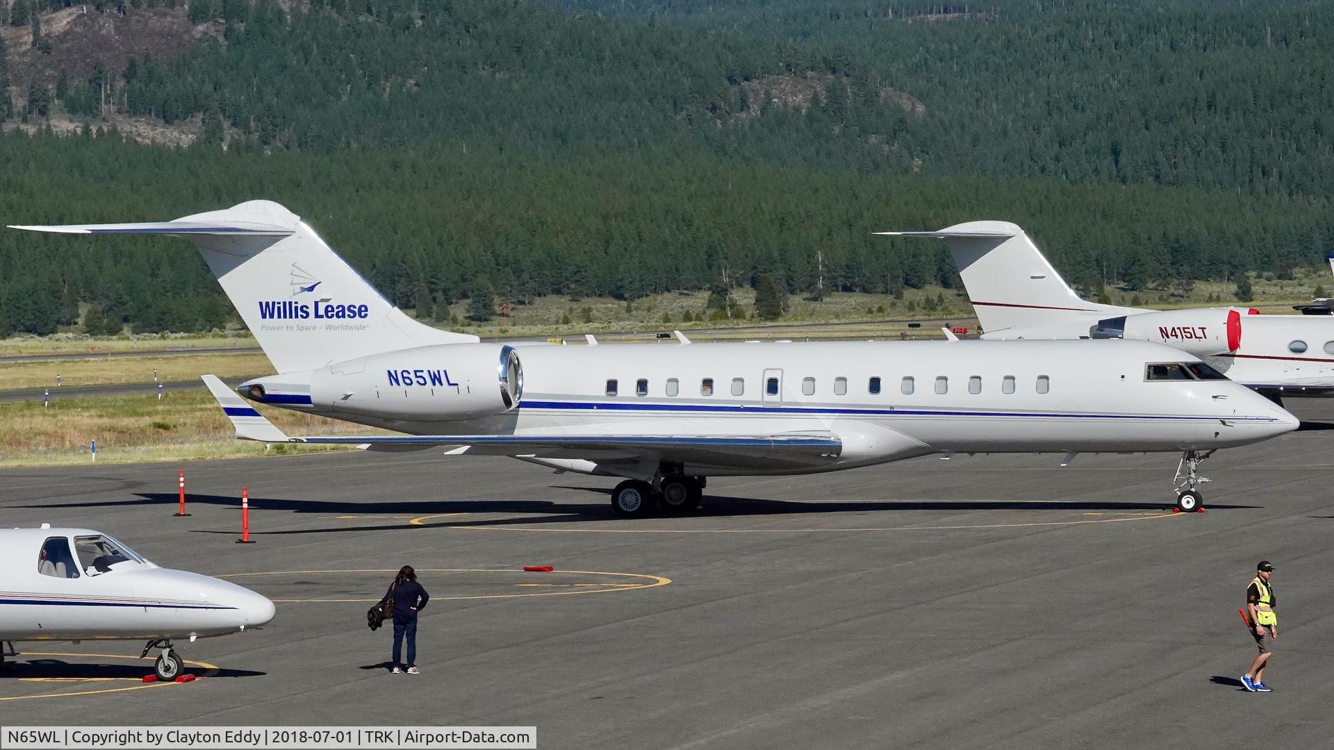 N65WL, 2001 Bombardier BD-700-1A10 Global Express C/N 9089, Truckee Airport California 2018.