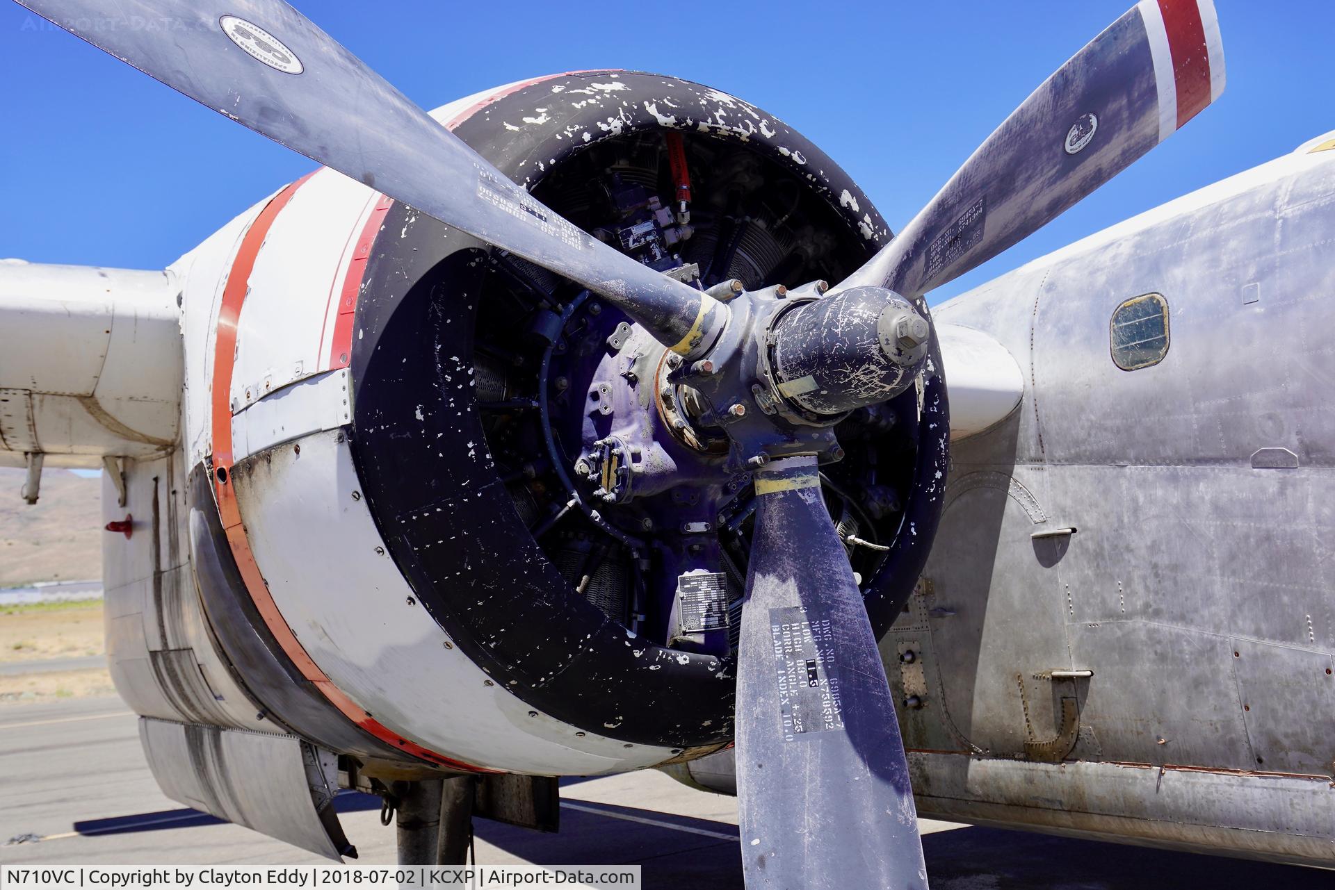N710VC, 1954 Grumman S2F-1 (TS-2A) Tracker C/N 175, Carson City Airport 2018.