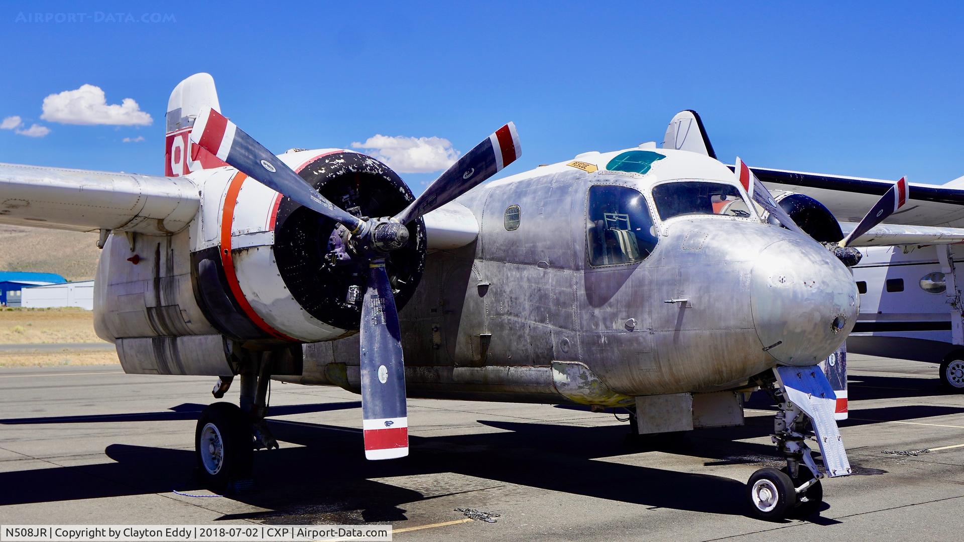 N508JR, 1956 Grumman S2F-1 (TS-2A) Tracker C/N 417, Carson City Airport California 2018.