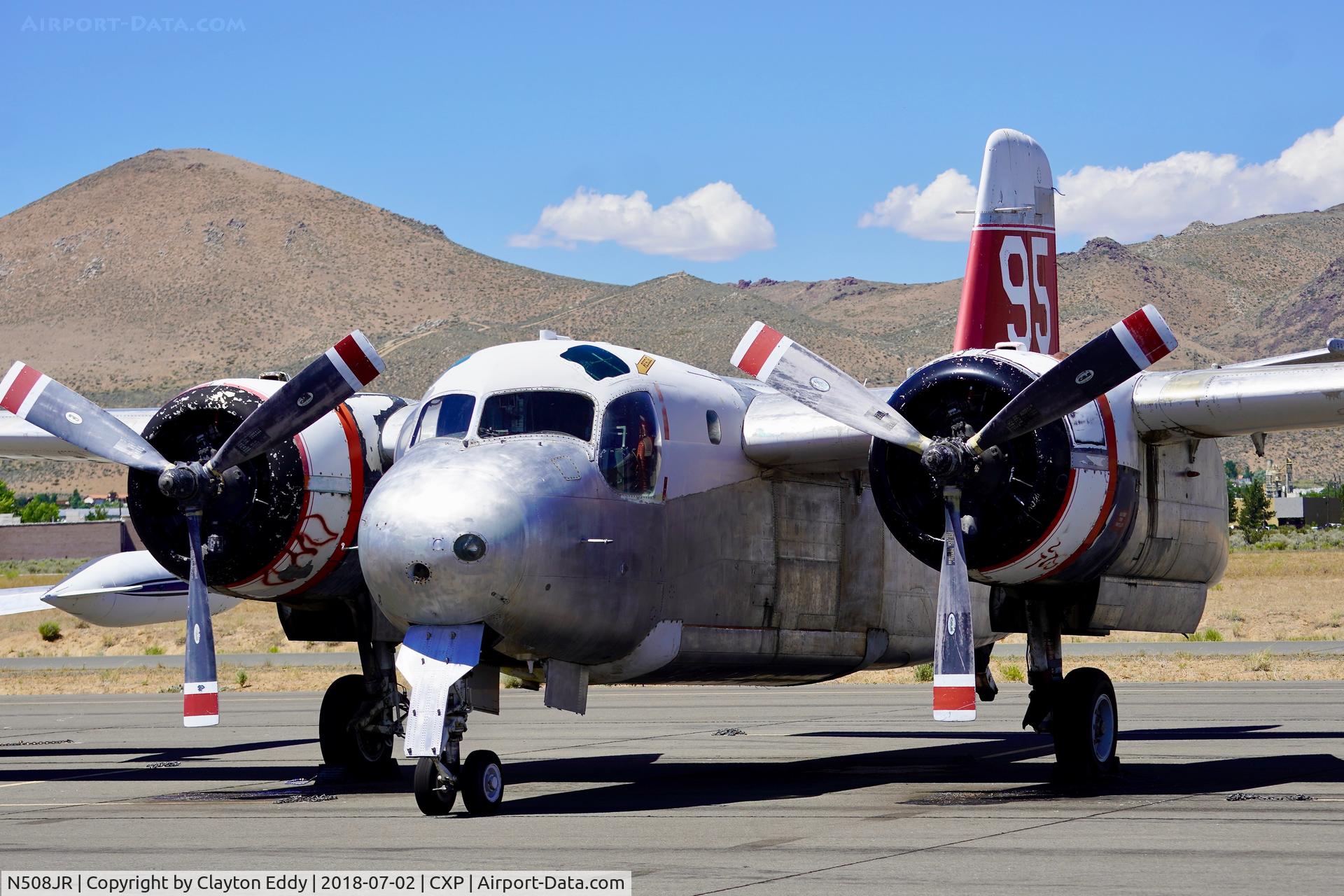 N508JR, 1956 Grumman S2F-1 (TS-2A) Tracker C/N 417, Carson City Airport Nevada 2018.