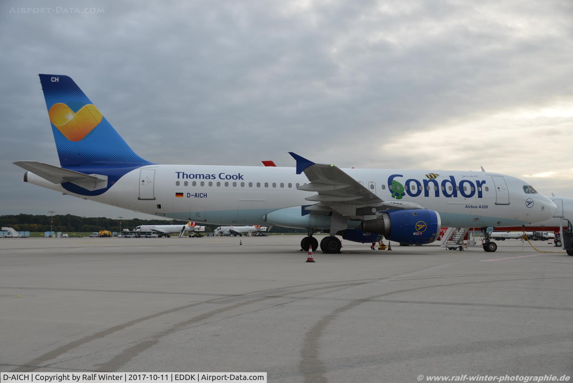 D-AICH, 1999 Airbus A320-212 C/N 0971, Airbus A320-212 - DE CFG Condor 'Thomas Cook Logo' 'Janosch Livery' - 971 - D-AICH - 11.10.2017 - CGN