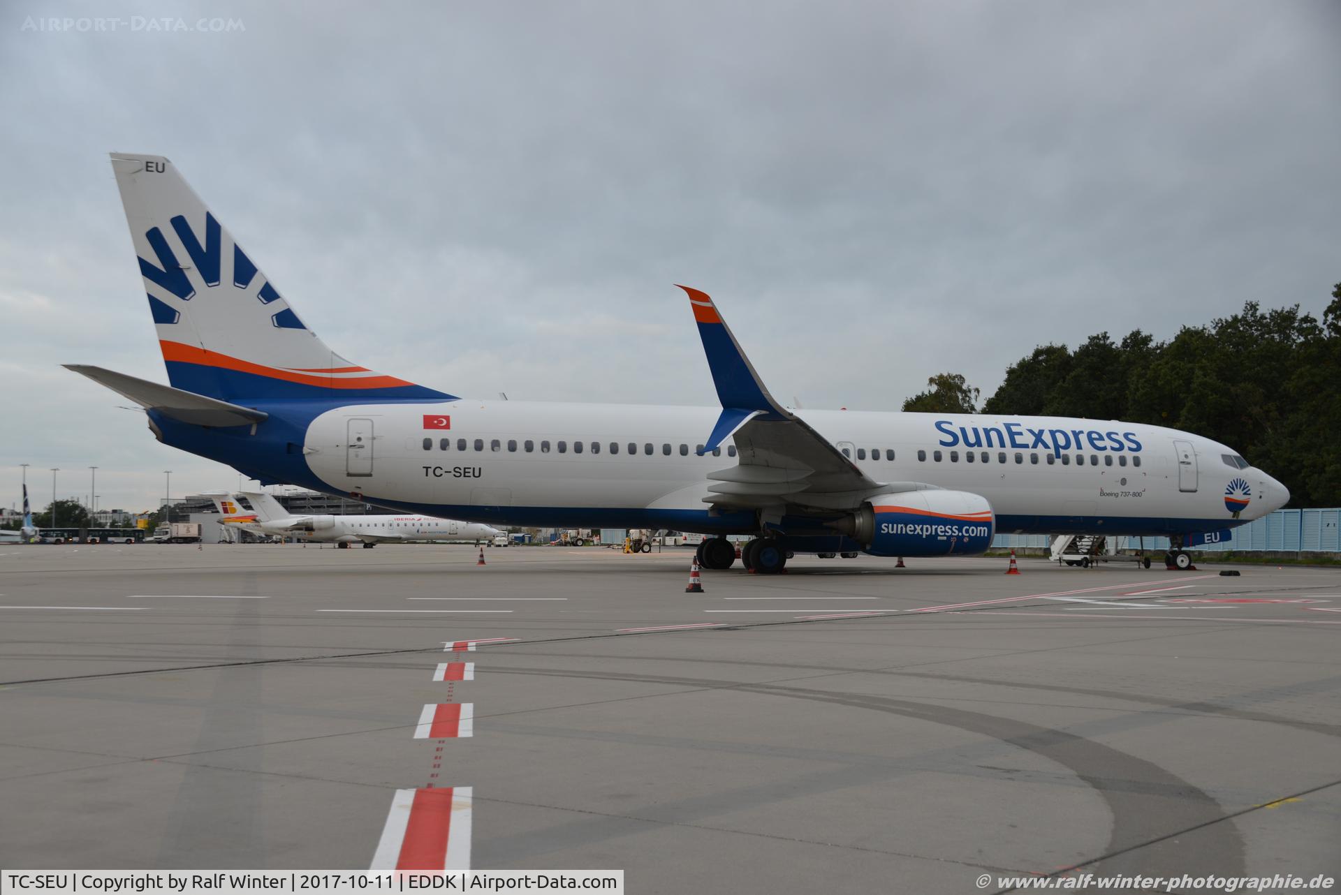 TC-SEU, 2016 Boeing 737-8HC C/N 61181, Boeing 737-8HC(W) - XQ SXS SunExpress - 61181 - TC-SEU - 11.10.2017 - CGN