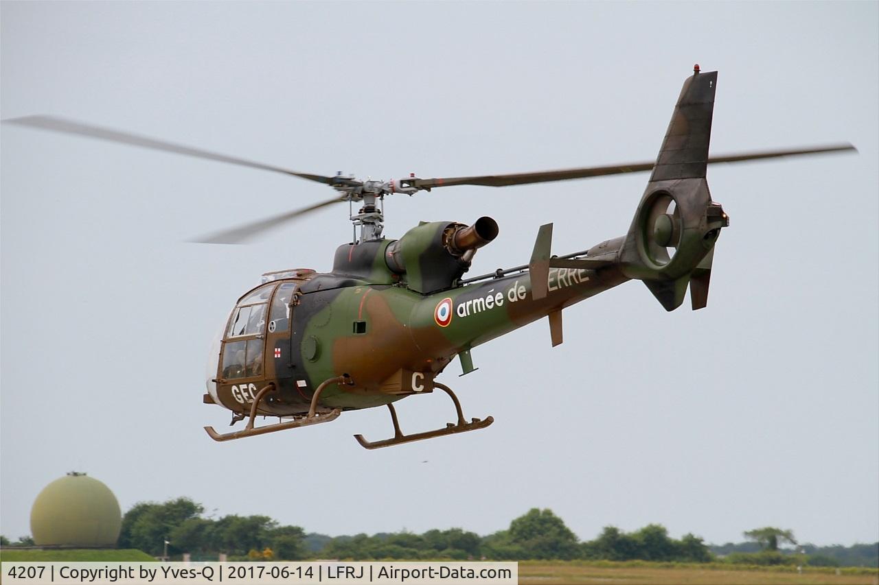 4207, Aérospatiale SA-342M Gazelle C/N 2207, Aérospatiale SA-342M Gazelle, Landivisiau Naval Air Base (LFRJ) Tiger Meet 2017