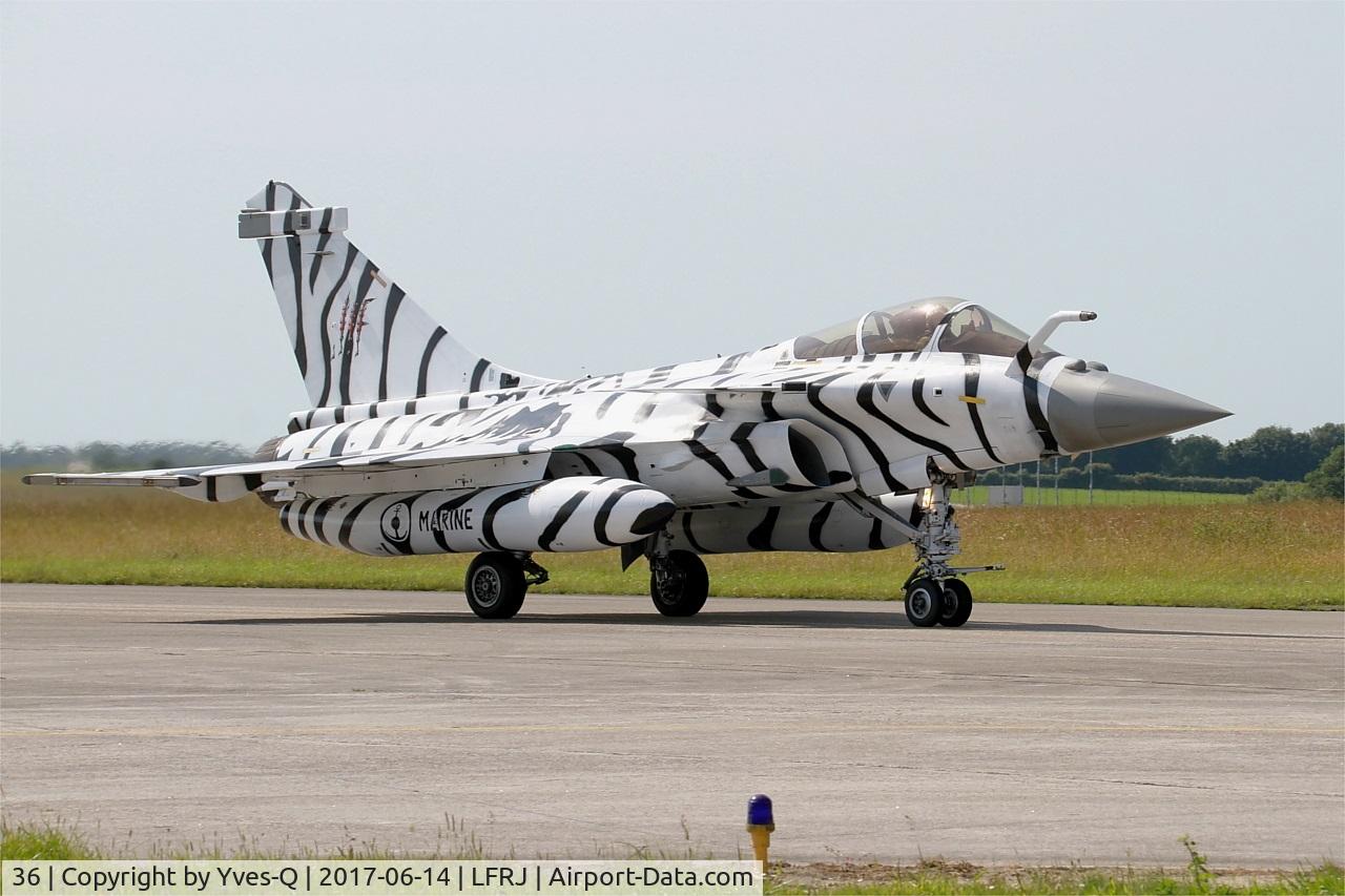 36, Dassault Rafale M C/N 36, Dassault Rafale M, Taxiing to flight-line, Landivisiau Naval Air Base (LFRJ) Tiger Meet 2017
