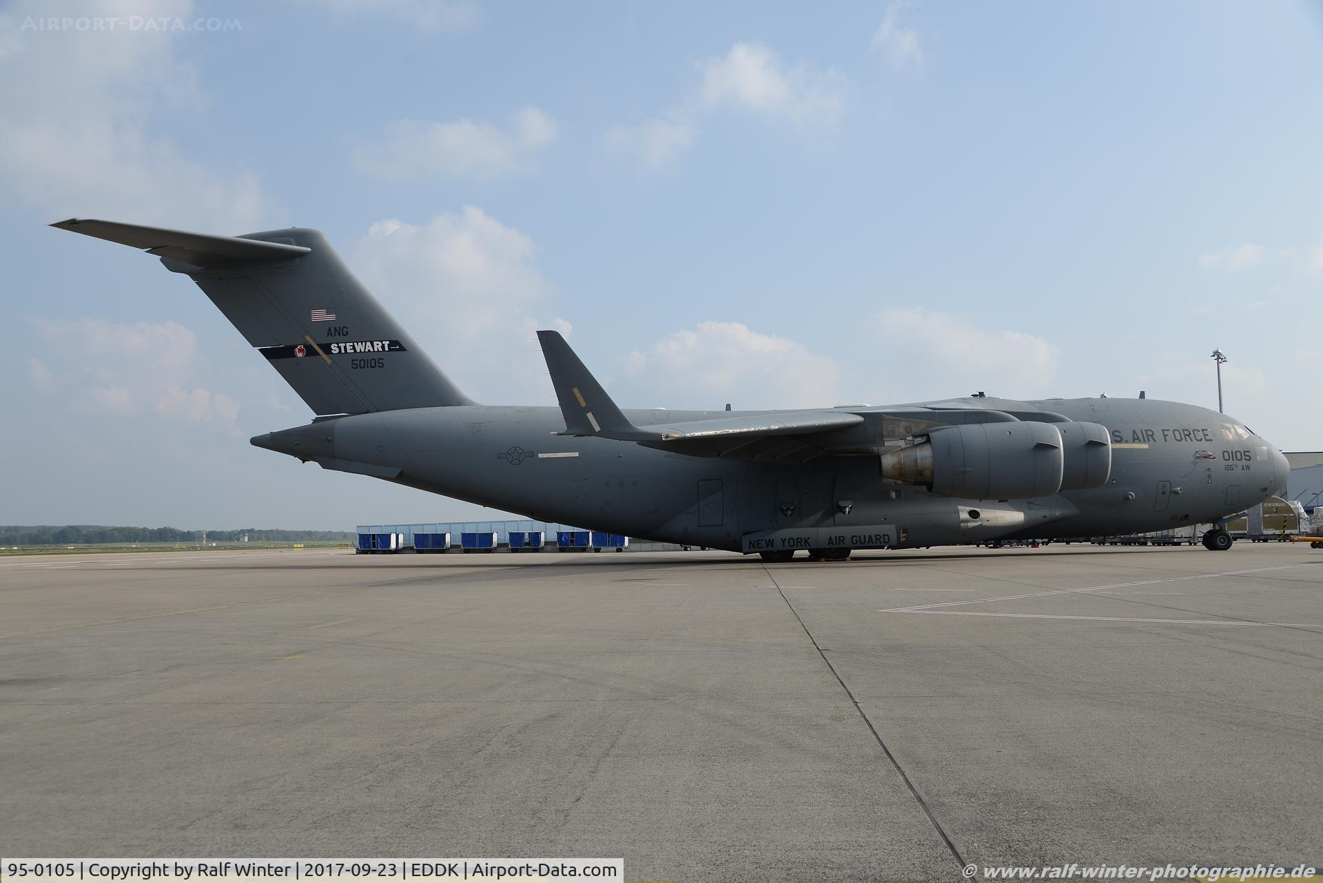 95-0105, 1995 McDonnell Douglas C-17A Globemaster III C/N P-30, McDonnell Douglas C-17A Globemaster III - MC RCH US Air Force USAF - P-30 - 95-0105 - 23.09.2017 - CGN