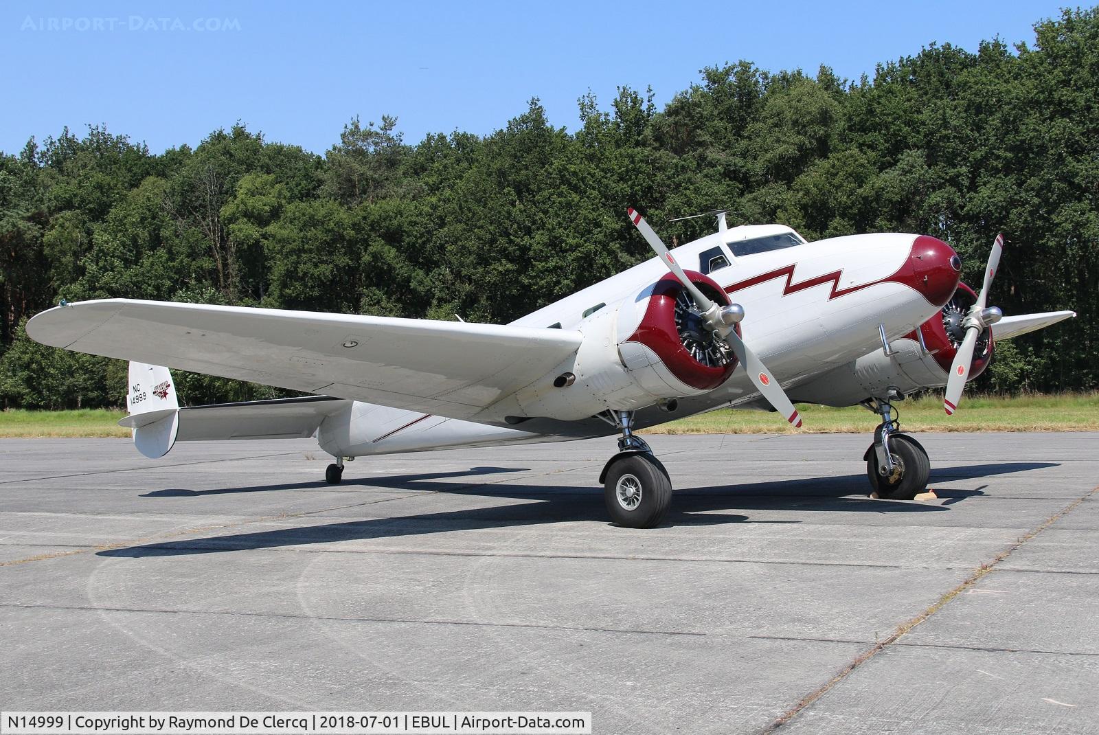 N14999, 1938 Lockheed 12A Electra Junior C/N 1252, Ursel Avia 2018.
