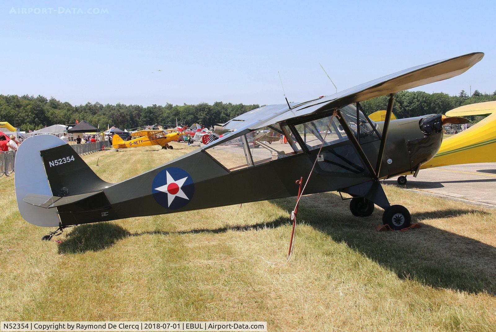 N52354, 1945 Aeronca 0-58B Grasshopper C/N 058B-8513, Ursel Avia 2018.