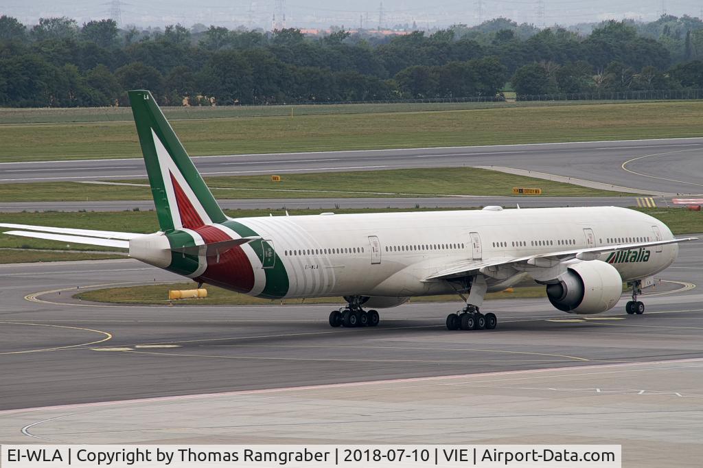 EI-WLA, 2009 Boeing 777-3Q8/ER C/N 35783, Alitalia Boeing 777-300