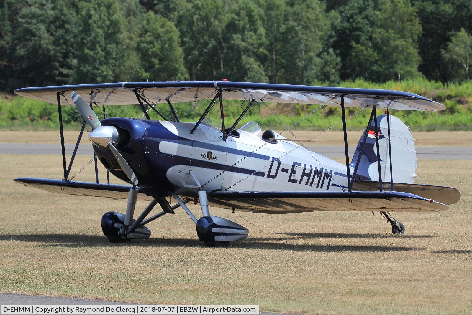 D-EHMM, Great Lakes 2T-1 Sport Trainer C/N 0762, Historical Fly in at Zwartberg.