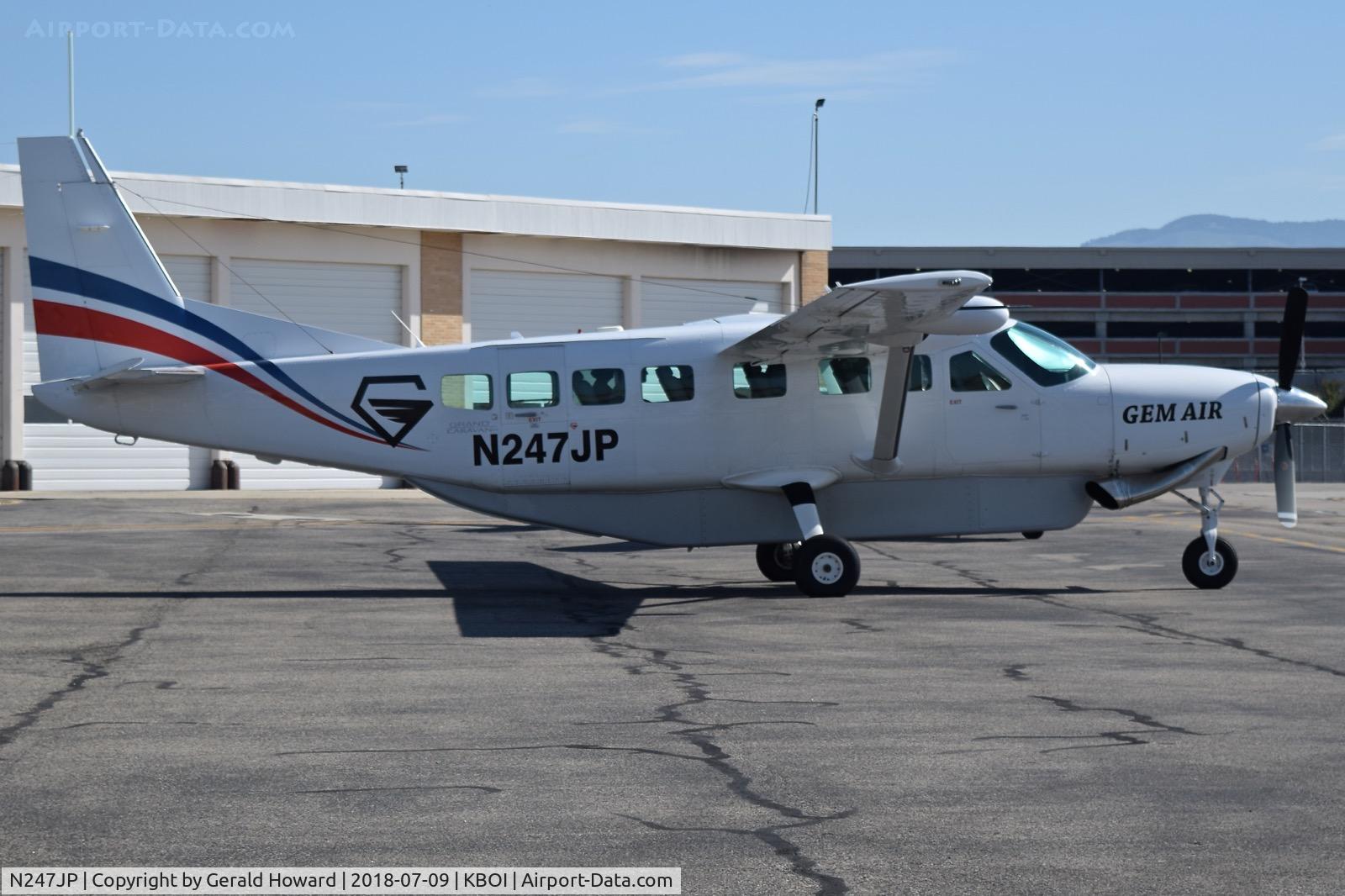 N247JP, 2013 Cessna 208B Grand Caravan EX C/N 208B5047, Parked on the back country ramp.