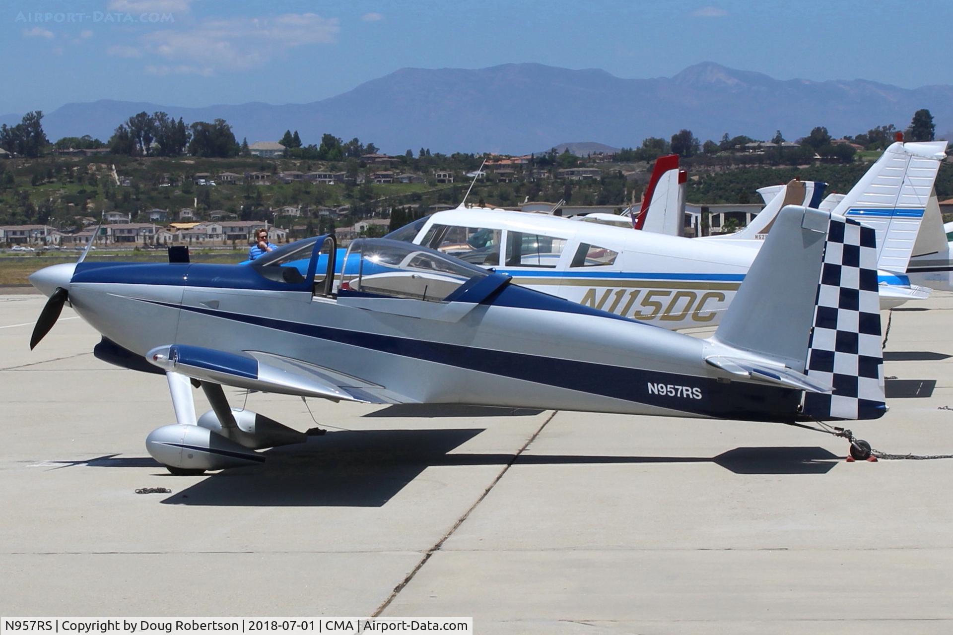 N957RS, 2008 Van's RV-7 C/N 72989, 2008 Statham VANs RV-7