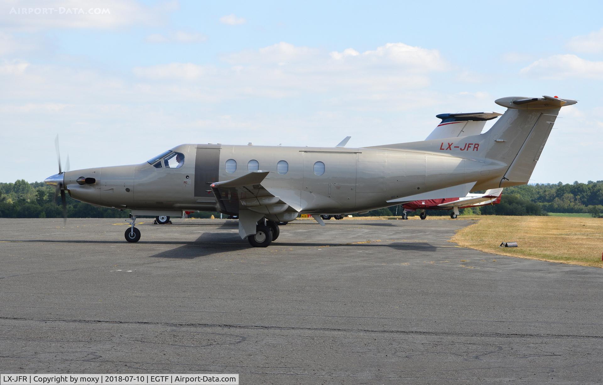 LX-JFR, 2010 Pilatus PC-12/47E C/N 1233, Pilatus PC-12/47E at Fairoaks.