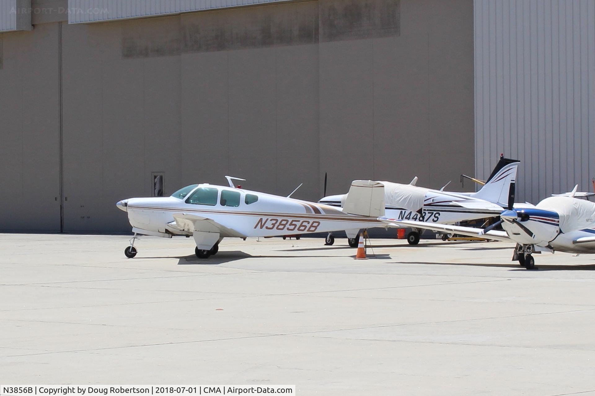 N3856B, 1955 Beech F35 Bonanza C/N D-4122, 1955 Beech F35 BONANZA, Continental E-225-8 225 Hp, original cost $19,990 in the Fabulous Fifties. Third side window added in the F model.