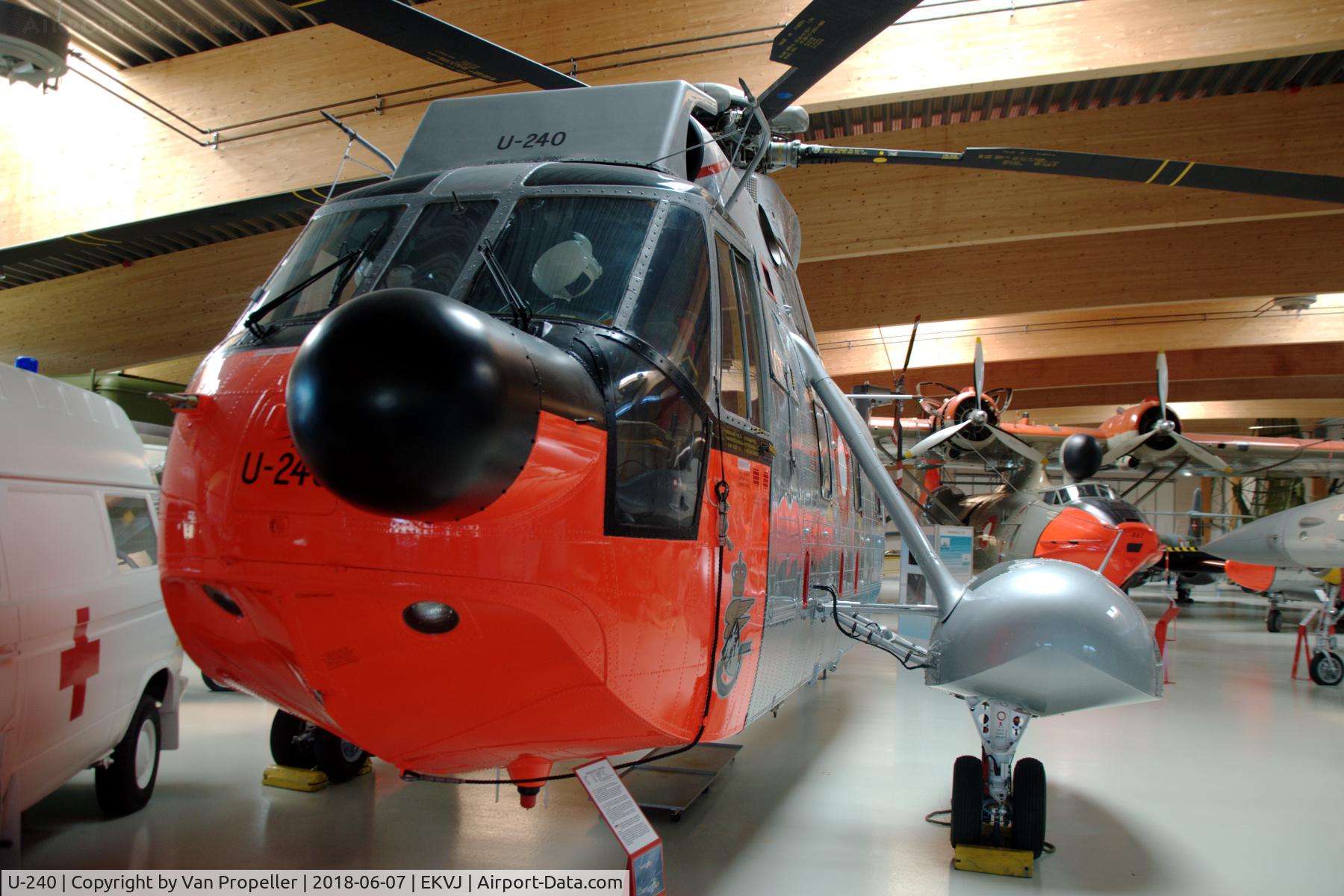 U-240, 1965 Sikorsky S-61A Sea King C/N 61240, Royal Danish Air Force Sikorsky S-61A-1 in Danmarks Flymuseum at Stauning airport