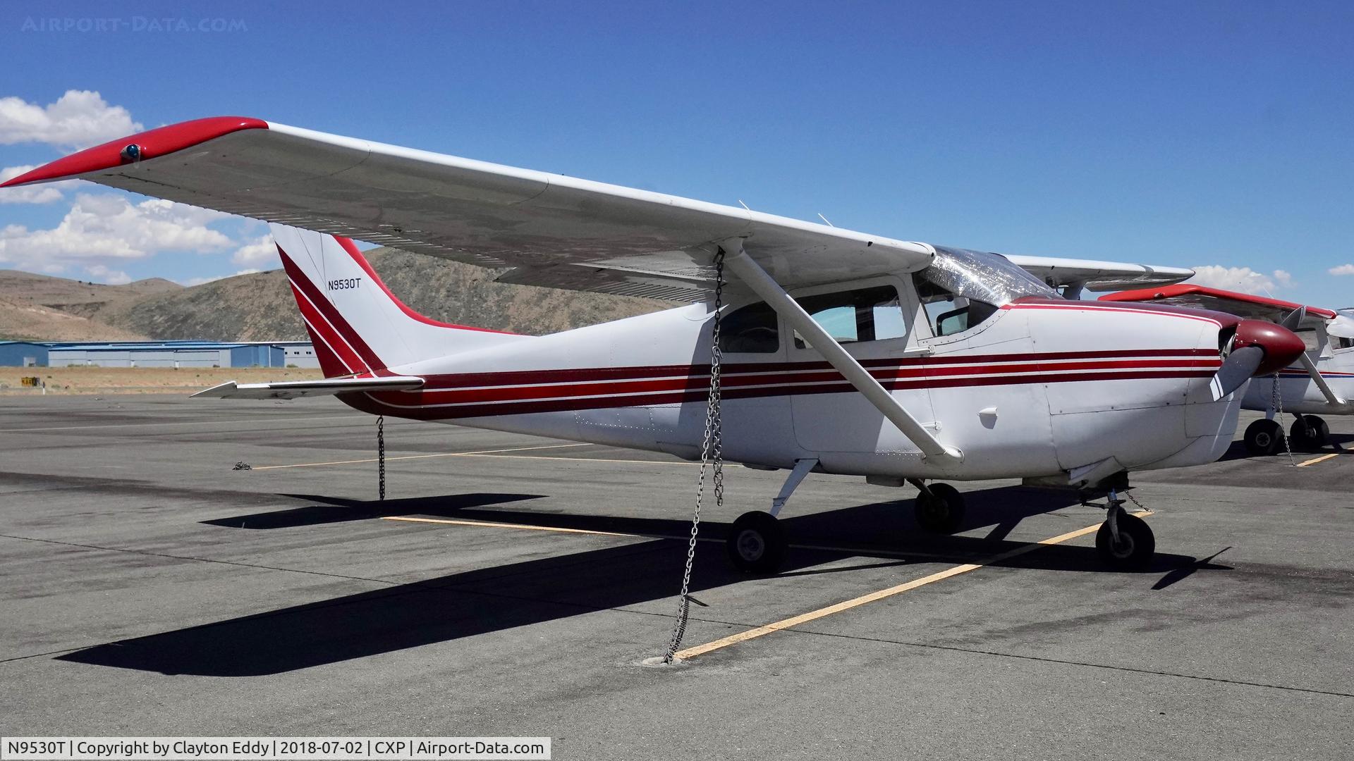 N9530T, 1960 Cessna 210 C/N 57330, Carson City Airport Nevada 2018.