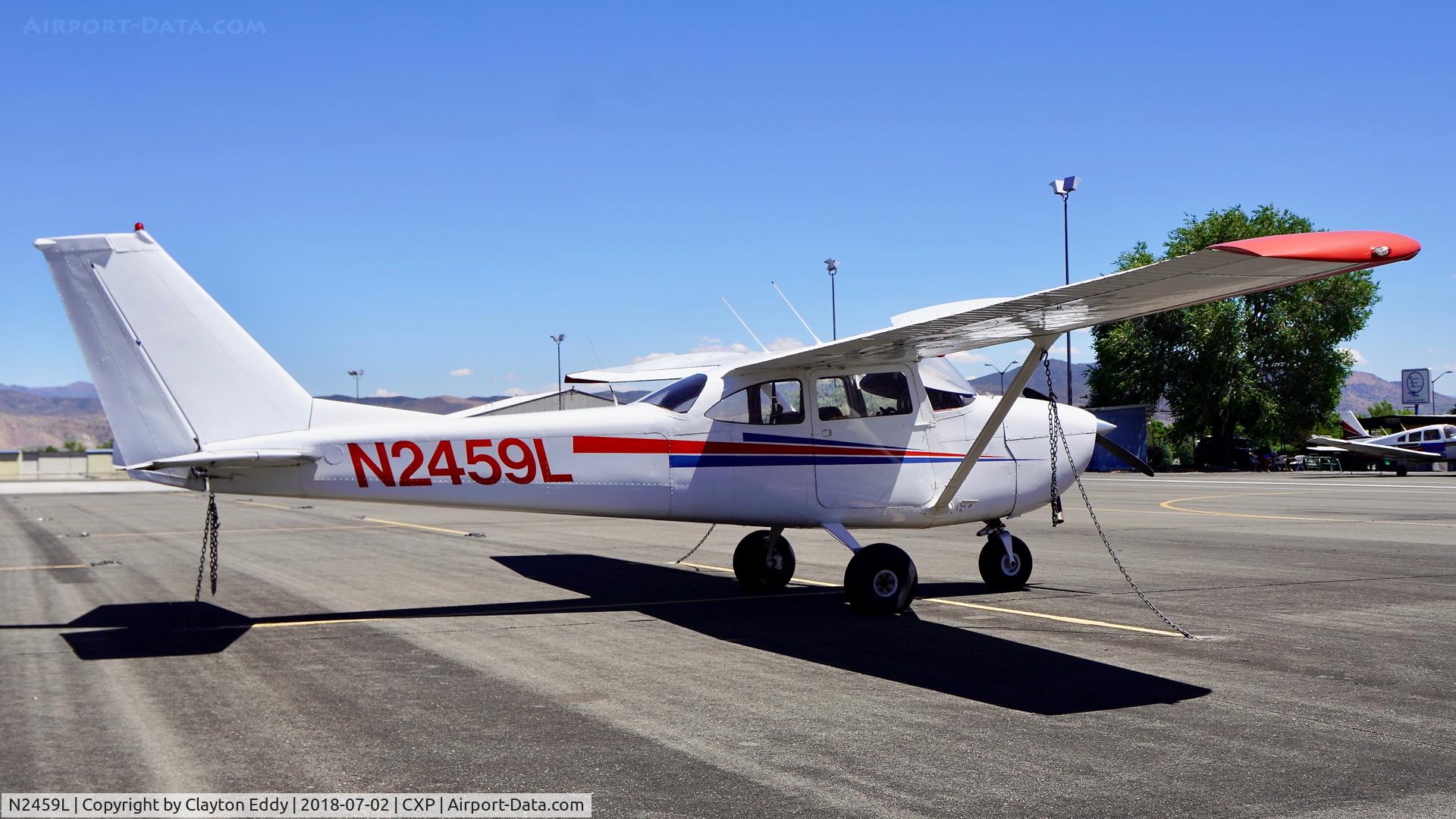 N2459L, 1966 Cessna 172H C/N 17255659, Carson City Airport Nevada 2018.