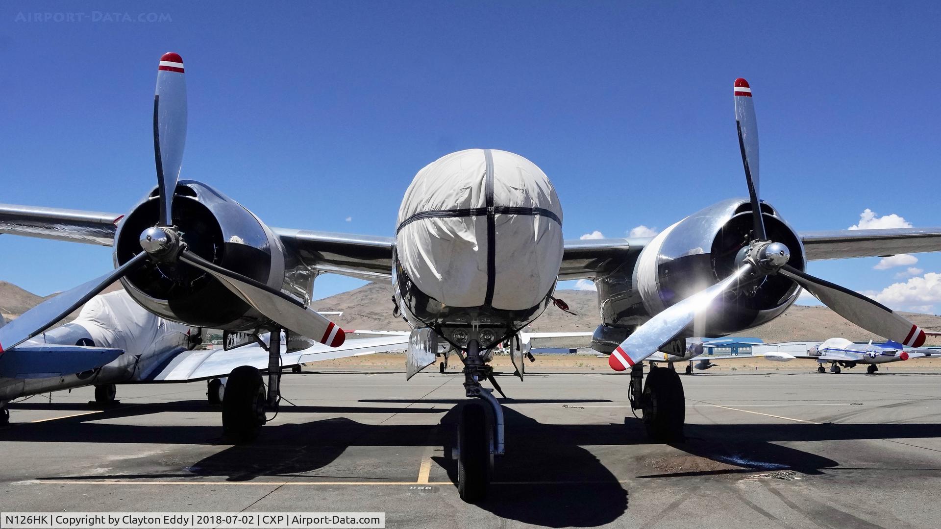 N126HK, 1944 Douglas A-26C Invader C/N 29067, Carson City Airport Nevada 2018.