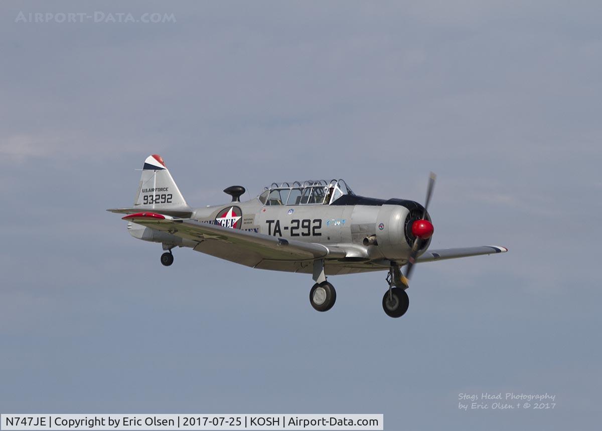 N747JE, 1958 North American AT-6G Texan C/N 168-394 (49-3292), AT-6G at Oshkosh