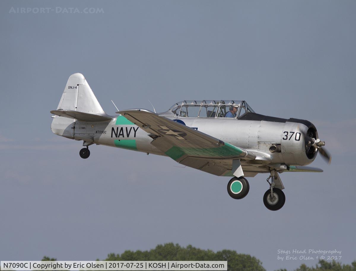 N7090C, North American SNJ-4 Texan C/N 88-13370, SNJ-4 at Oshkosh