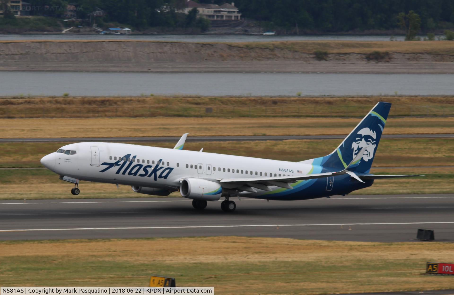 N581AS, 2007 Boeing 737-890 C/N 35188, Boeing 737-800