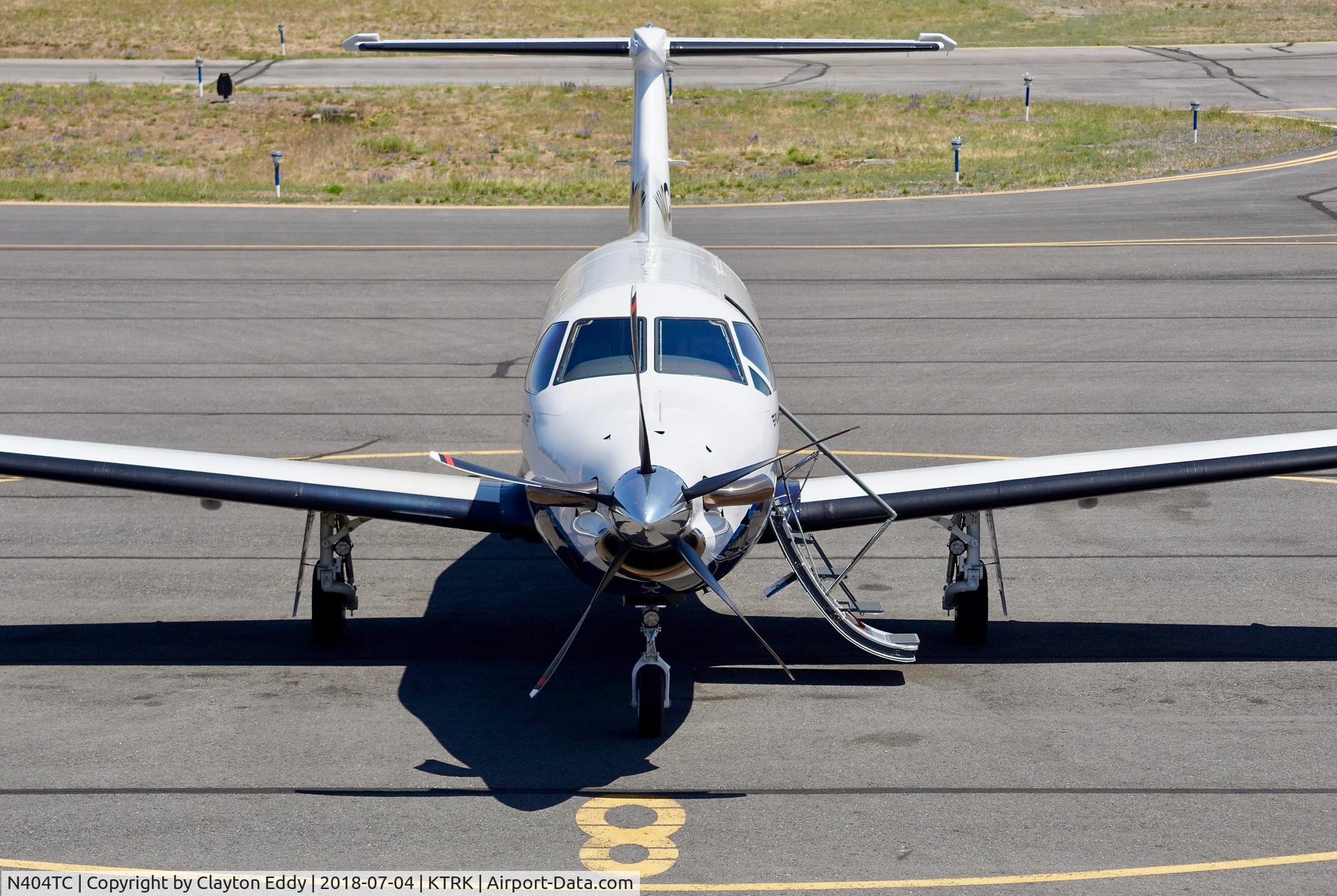 N404TC, 2017 Pilatus PC-12/47E C/N 1743, Truckee airport California 2018.