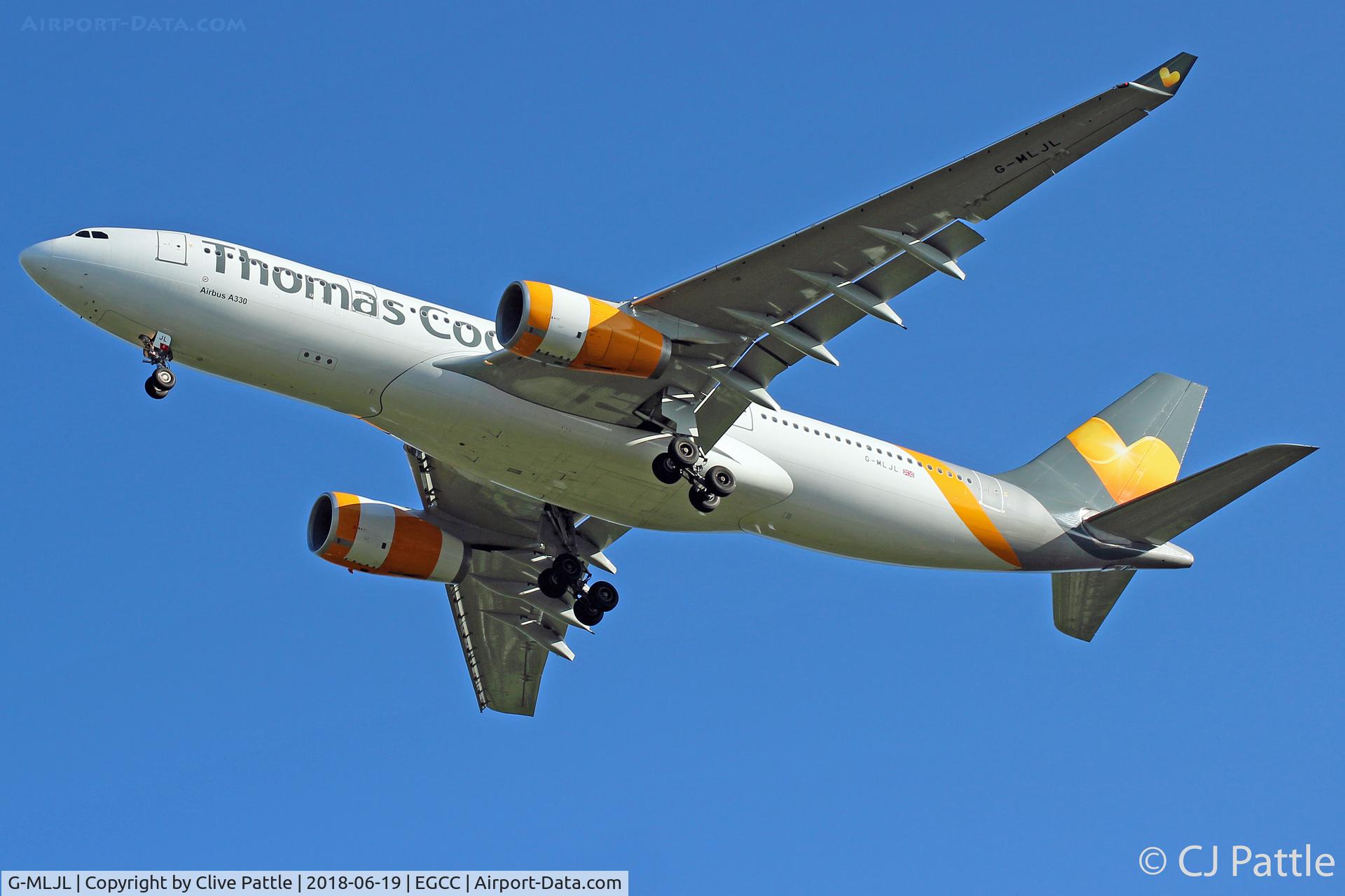 G-MLJL, 1999 Airbus A330-243 C/N 254, Landing at EGCC