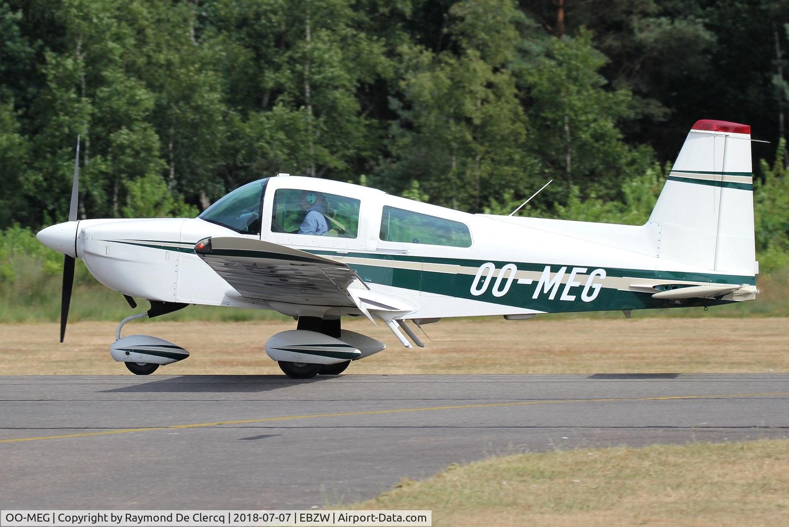 OO-MEG, 1993 American General AG-5B Tiger C/N 10171, At Zwartberg.
