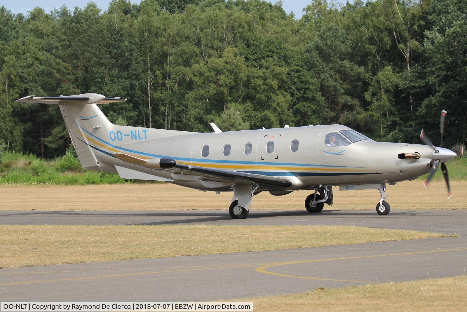 OO-NLT, 2016 Pilatus PC-12/47E C/N 1627, At home base Zwartberg.
