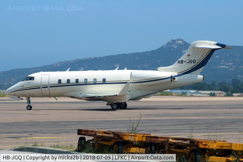 HB-JGQ, 2008 Bombardier Challenger 300 (BD-100-1A10) C/N 20237, Parked
