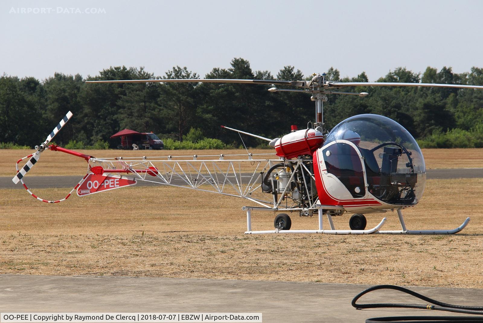 OO-PEE, Agusta AB-47G-2 C/N 154, At Zwartberg.