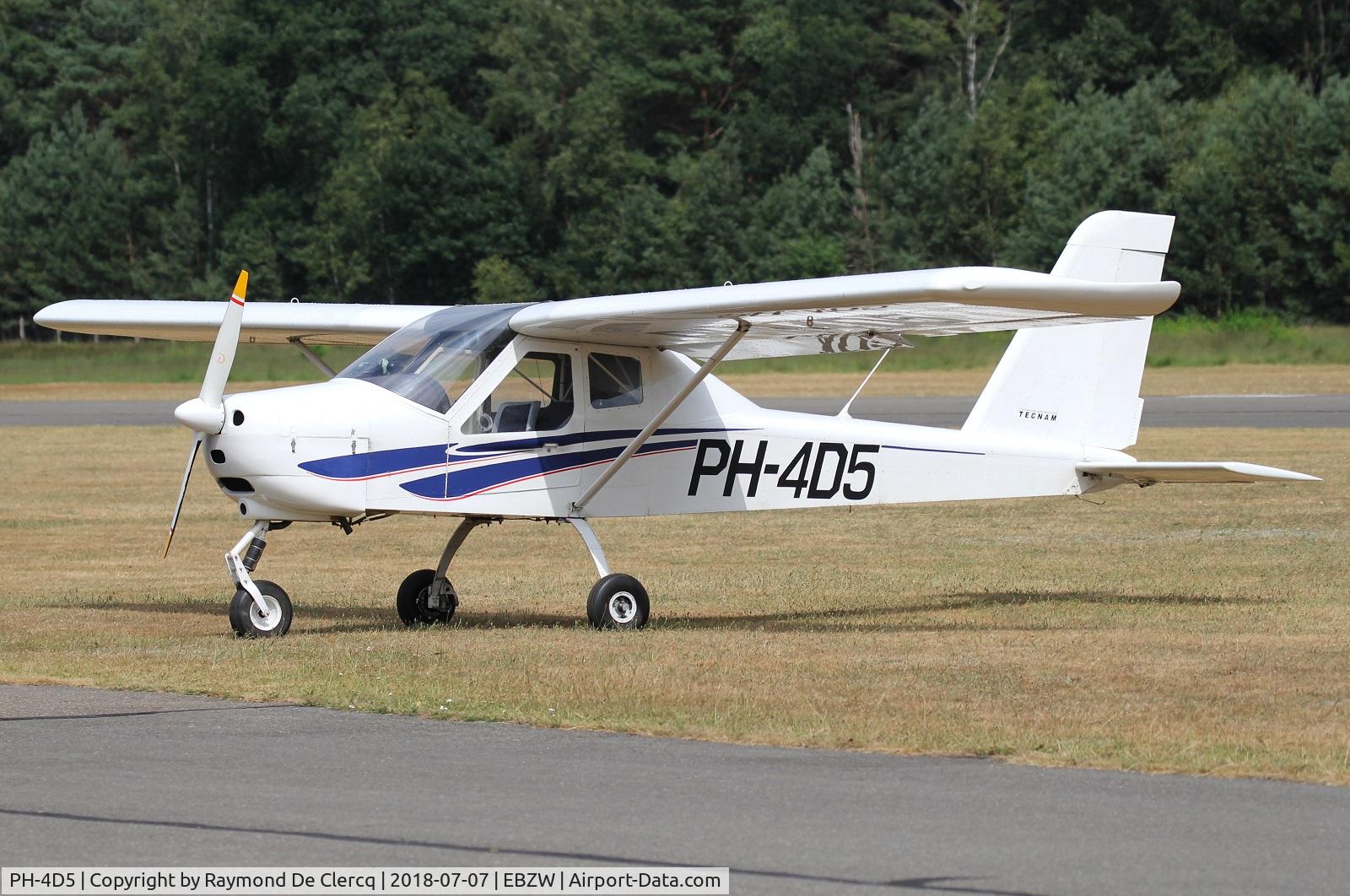 PH-4D5, Tecnam P-92 Echo C/N 1185, At Zwartberg.