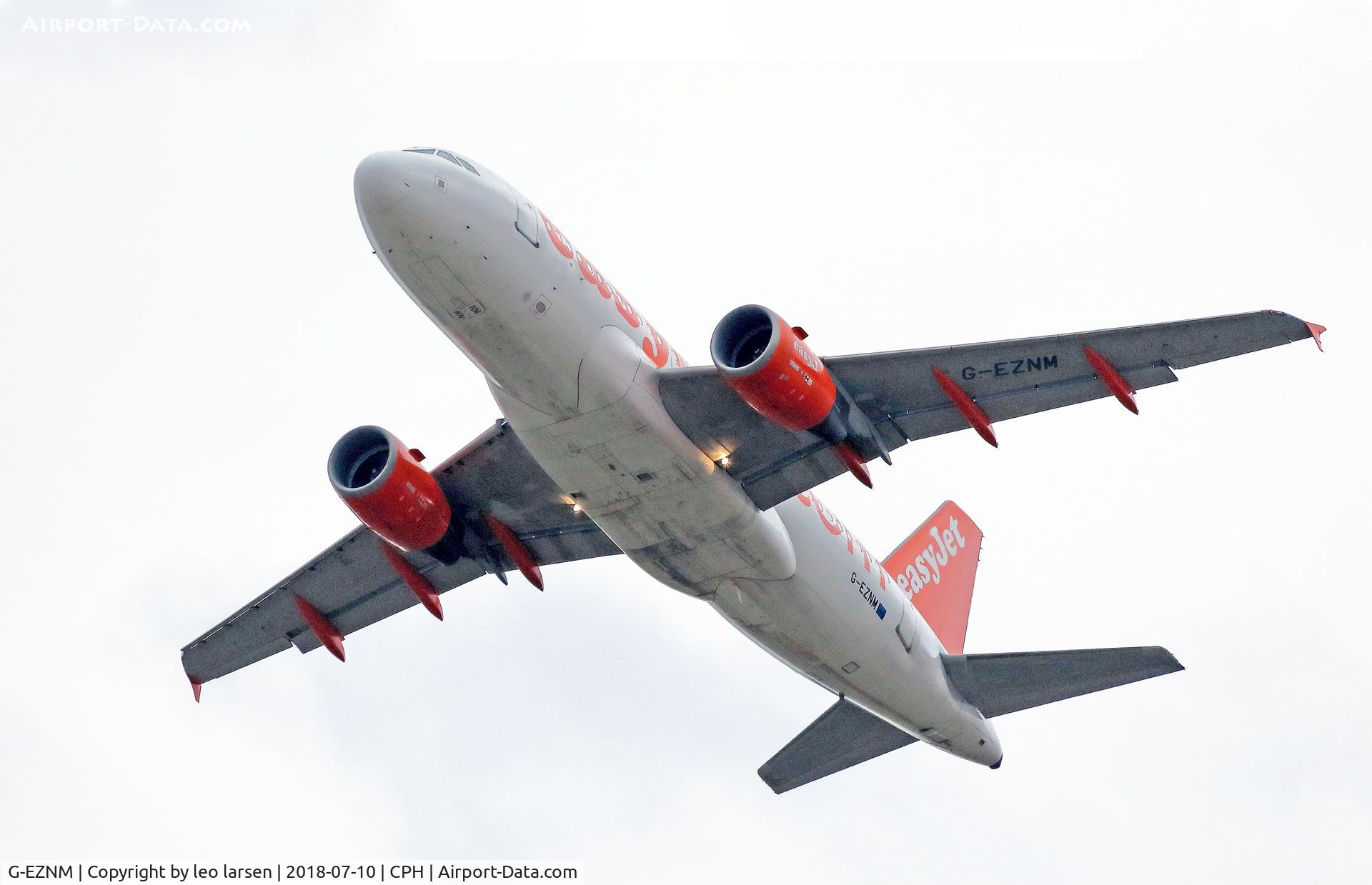 G-EZNM, 2005 Airbus A319-111 C/N 2402, Copenhagen 10.7.2018 T/O R-22R