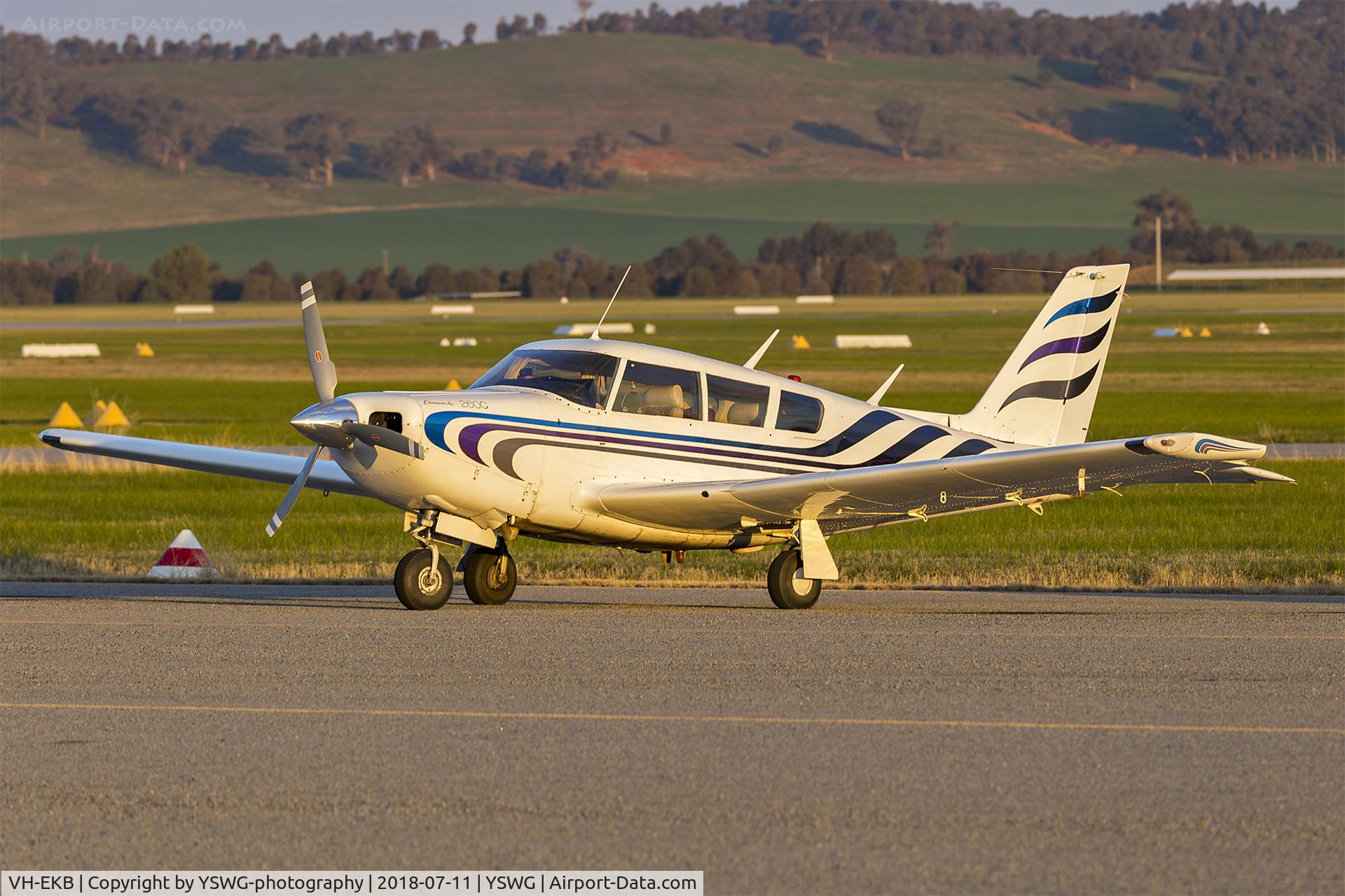 VH-EKB, 1969 Piper PA-24-260 Comanche C C/N 24-4936, Selkirk Pastoral Co. (VH-EKB) Piper PA-24-260 Comanche C? at Wagga Wagga Airport