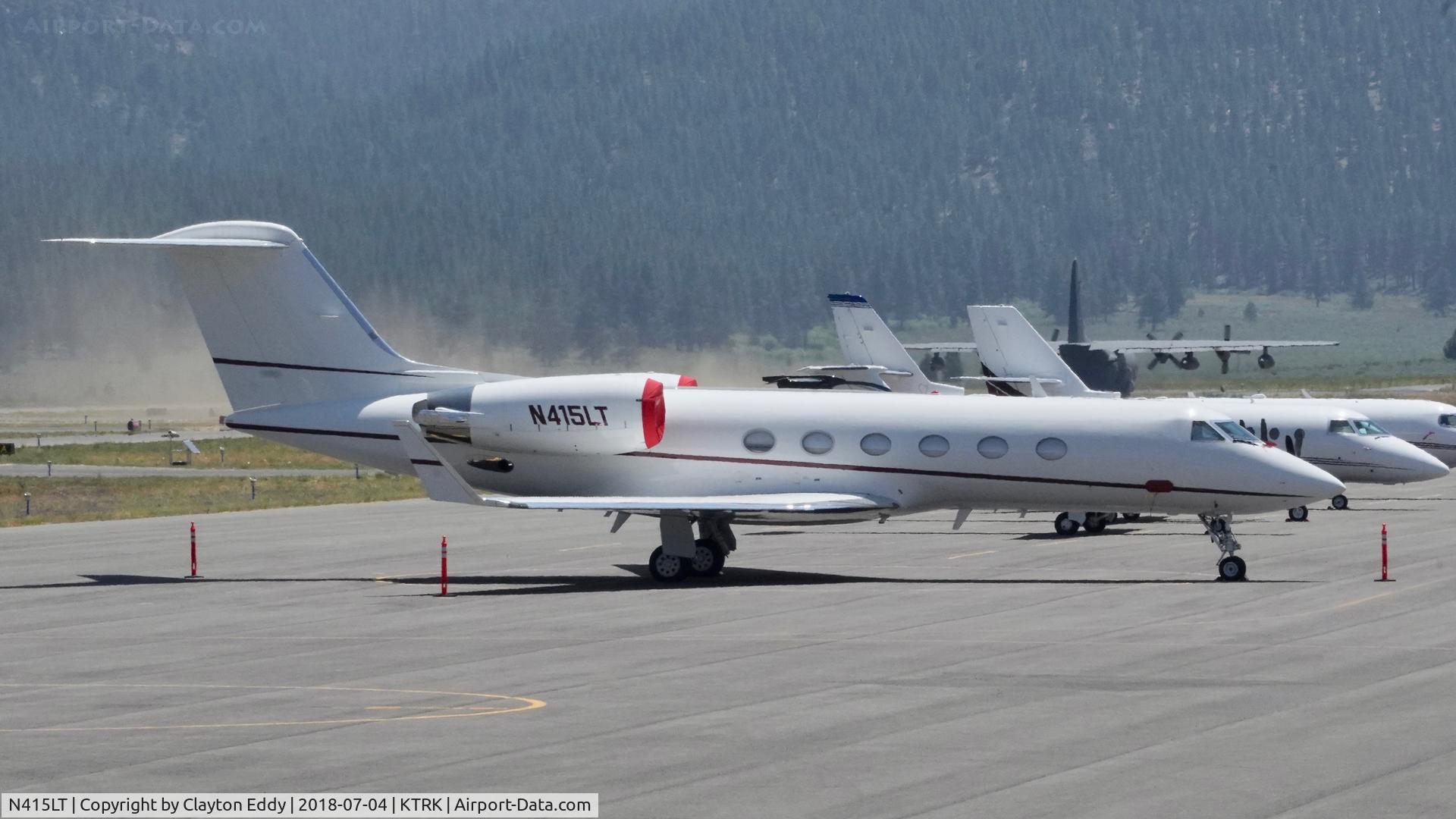 N415LT, 2015 Gulfstream Aerospace G-IV C/N 1367, Truckee Airport California 2018.
