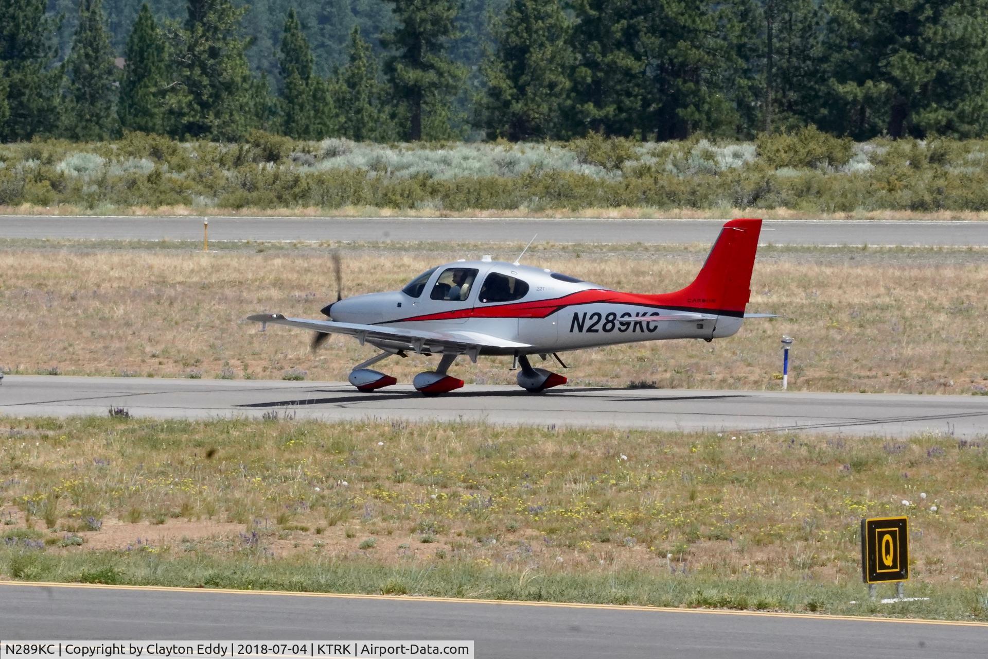 N289KC, 2015 Cirrus SR22T C/N 1223, Truckee Airport California 2018.