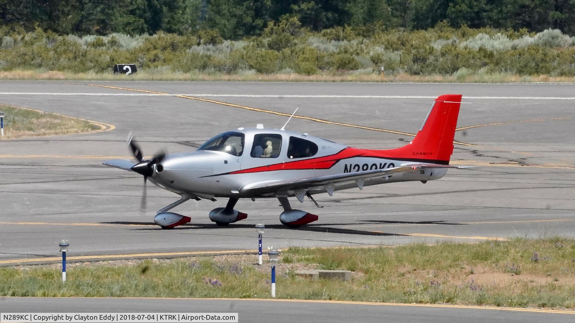 N289KC, 2015 Cirrus SR22T C/N 1223, Truckee Airport California 2018.