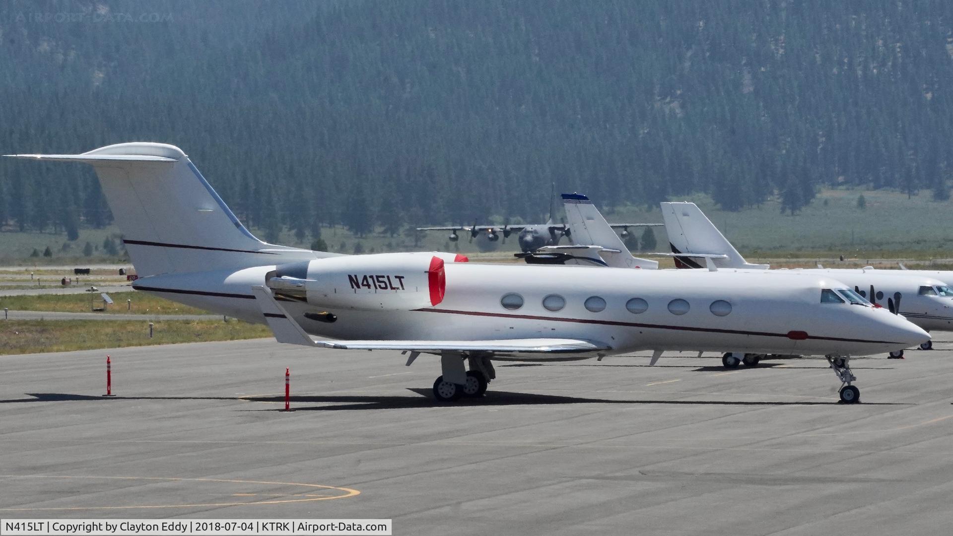 N415LT, 2015 Gulfstream Aerospace G-IV C/N 1367, Truckee Airport California 2018.