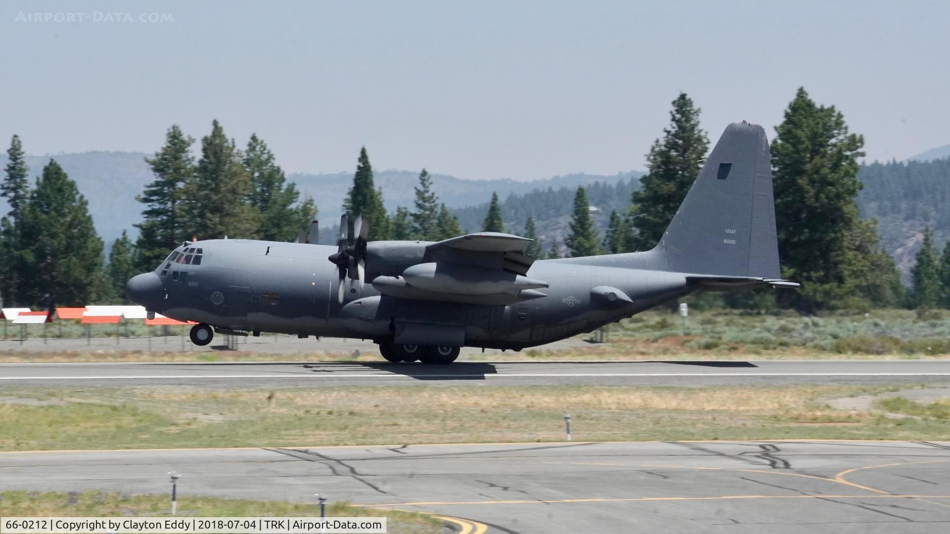 66-0212, 1966 Lockheed MC-130P Combat Shadow C/N 382-4162, Truckee Airport California 2018.