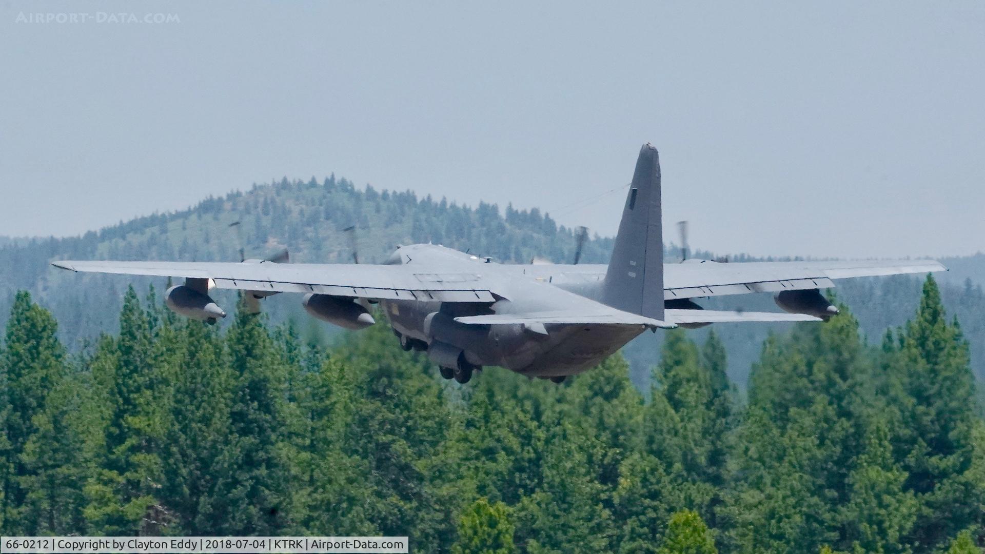66-0212, 1966 Lockheed MC-130P Combat Shadow C/N 382-4162, Truckee Airport California 2018.