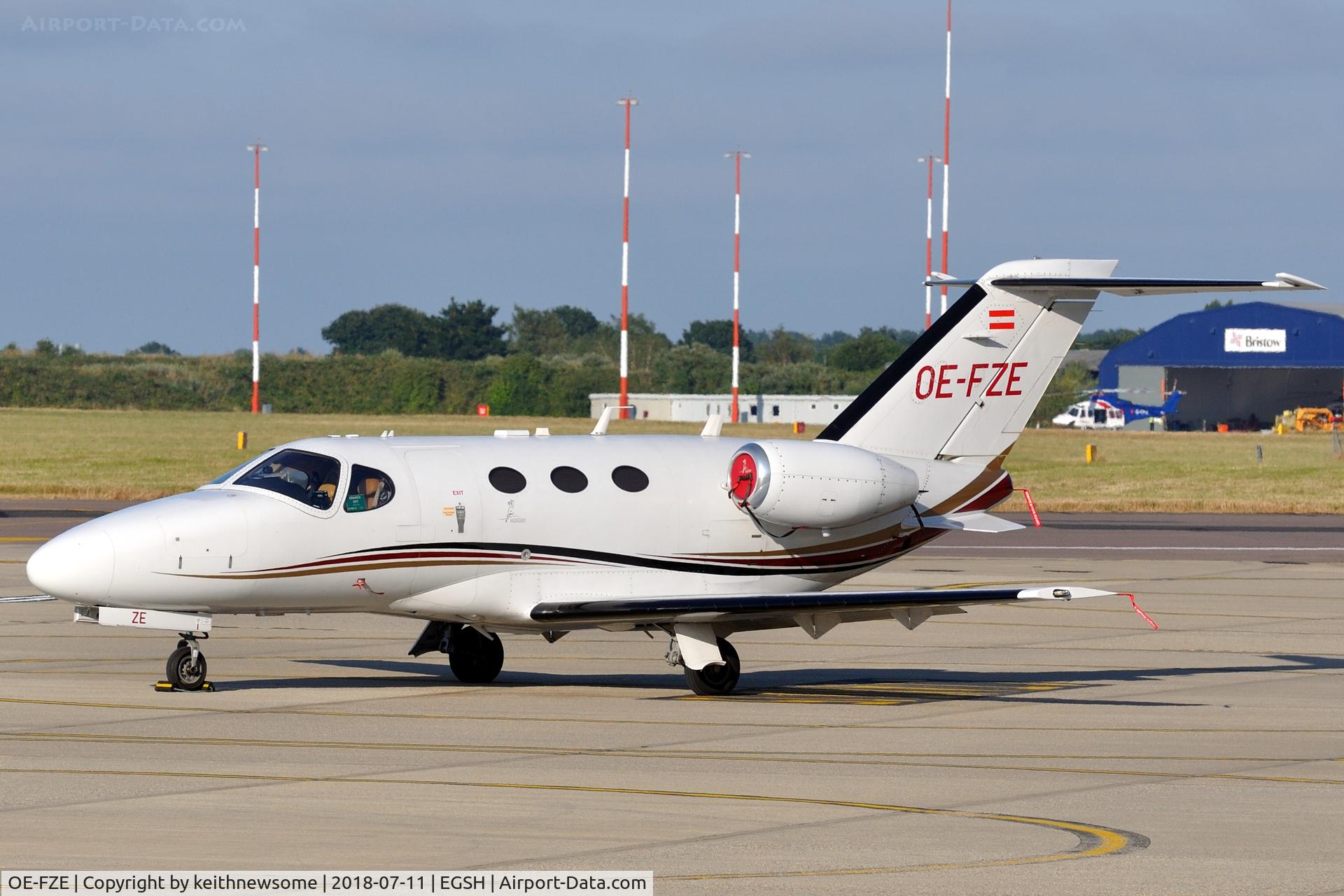OE-FZE, 2009 Cessna 510 Citation Mustang Citation Mustang C/N 510-0217, Surprise Visitor.