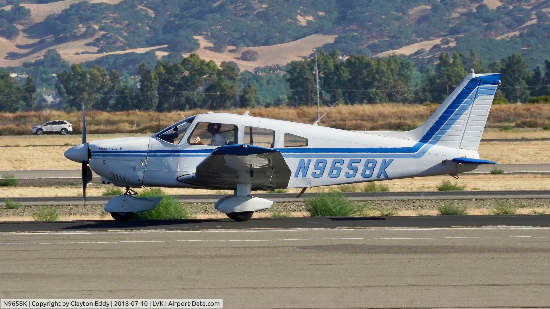 N9658K, 1976 Piper PA-28-181 C/N 28-7690271, Livermore Airport California 2018.