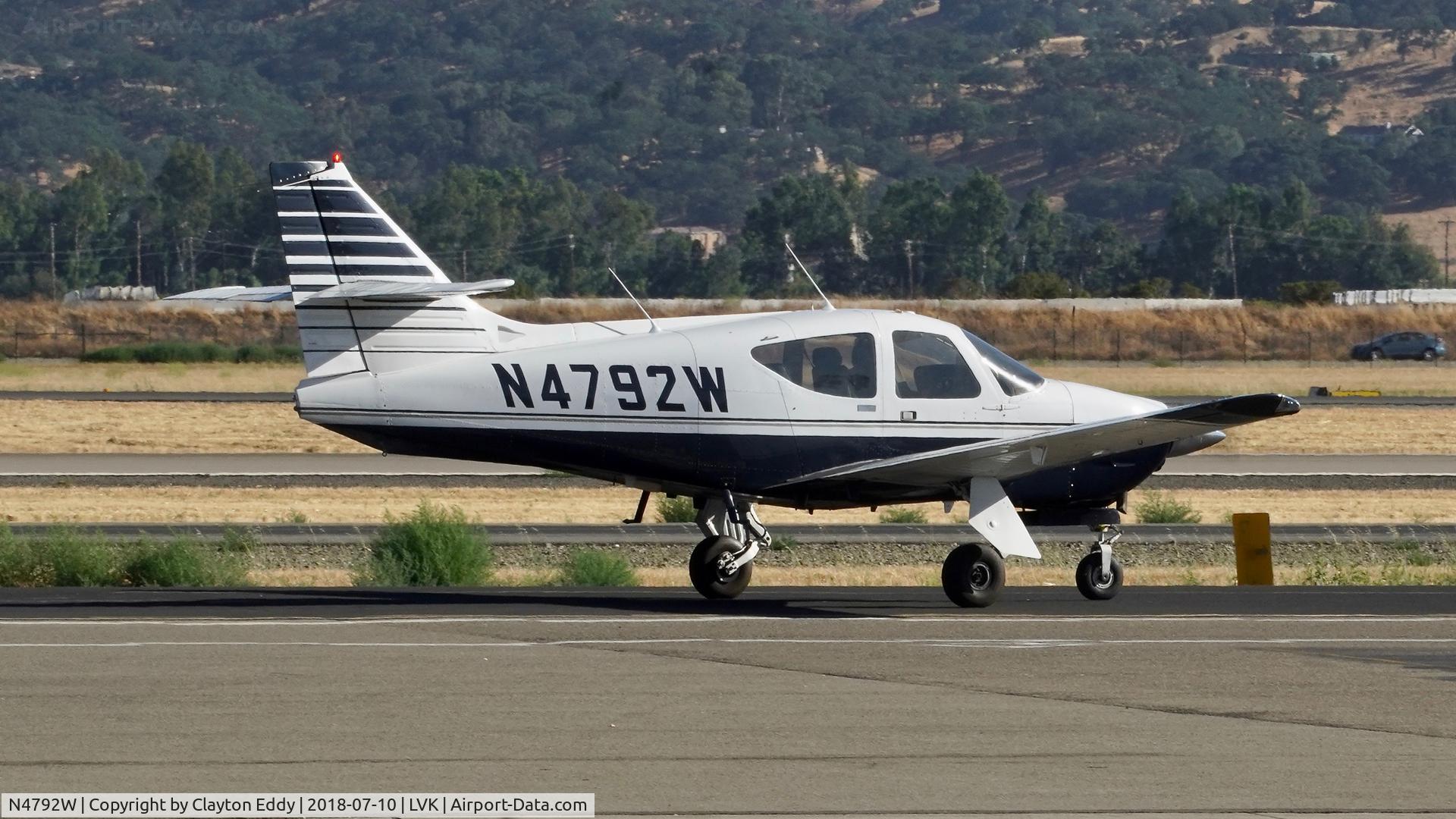 N4792W, 1976 Rockwell International 114 Commander C/N 14132, Livermore Airport California 2018.
