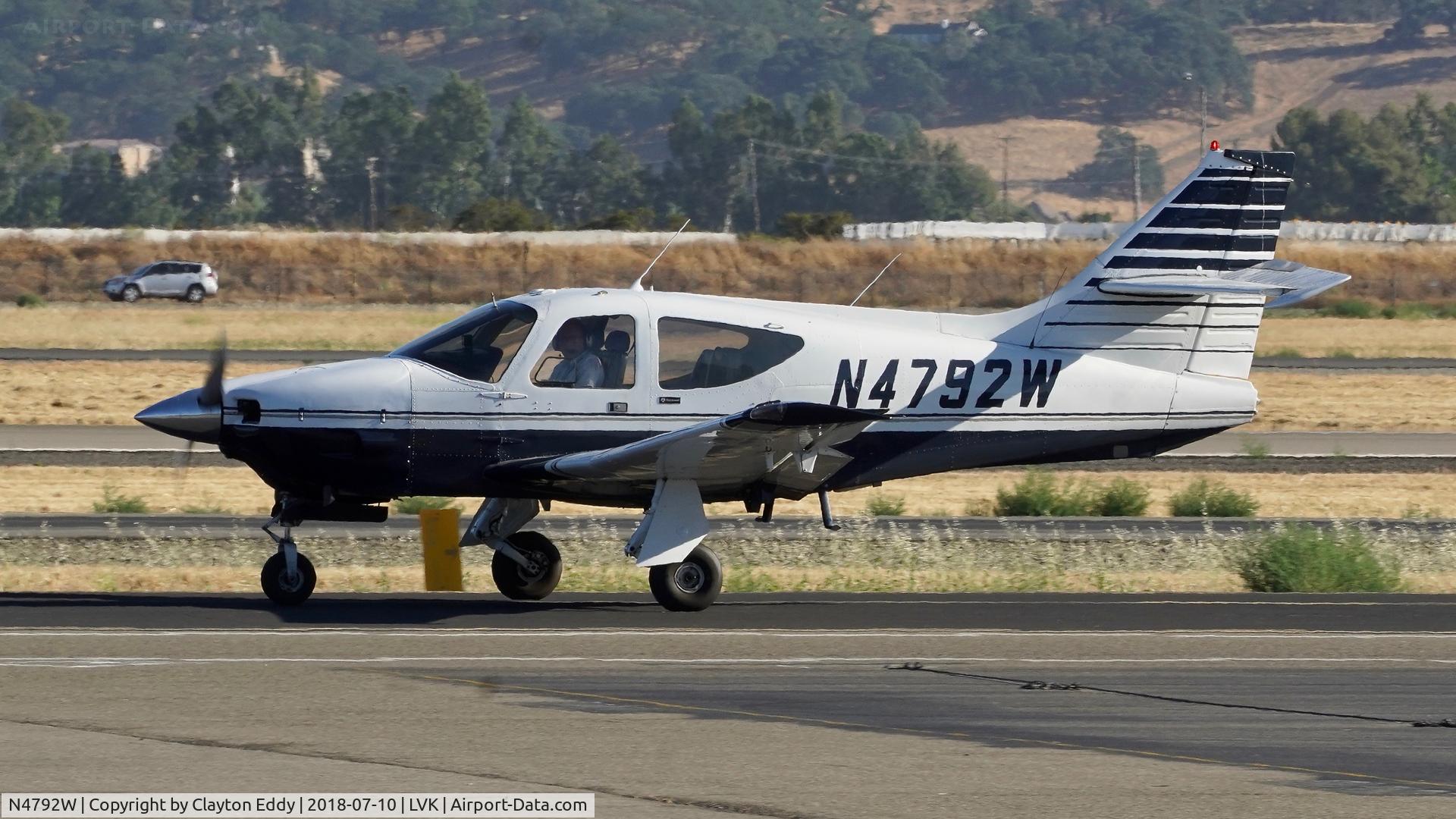 N4792W, 1976 Rockwell International 114 Commander C/N 14132, Livermore Airport California 2018.