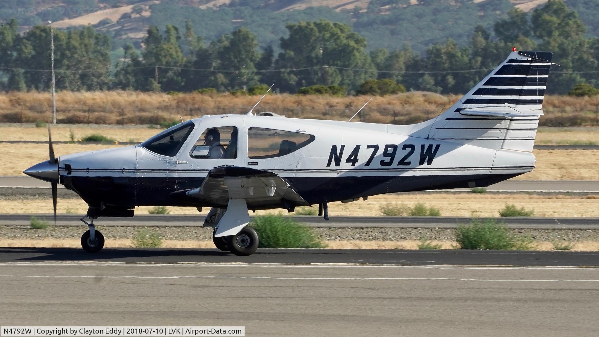 N4792W, 1976 Rockwell International 114 Commander C/N 14132, Livermore Airport California 2018.