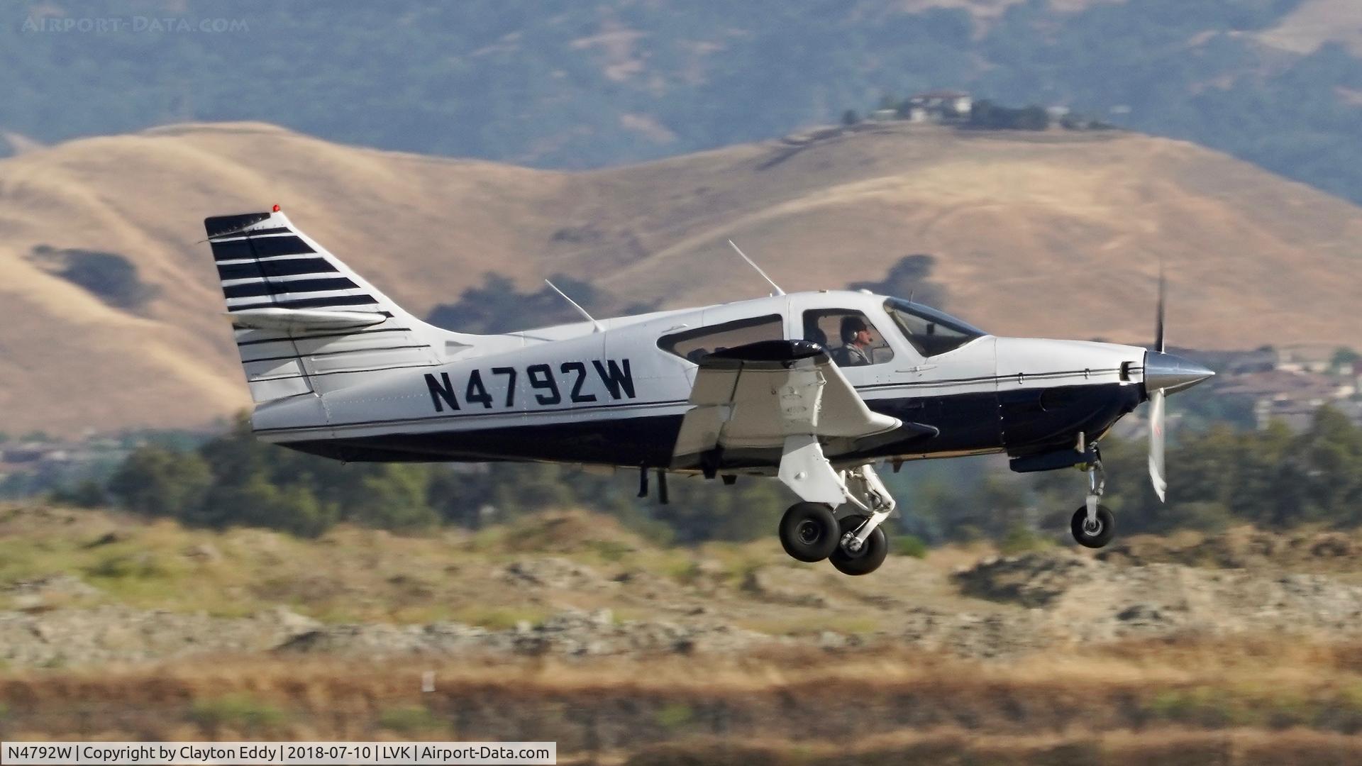N4792W, 1976 Rockwell International 114 Commander C/N 14132, Livermore Airport California 2018.
